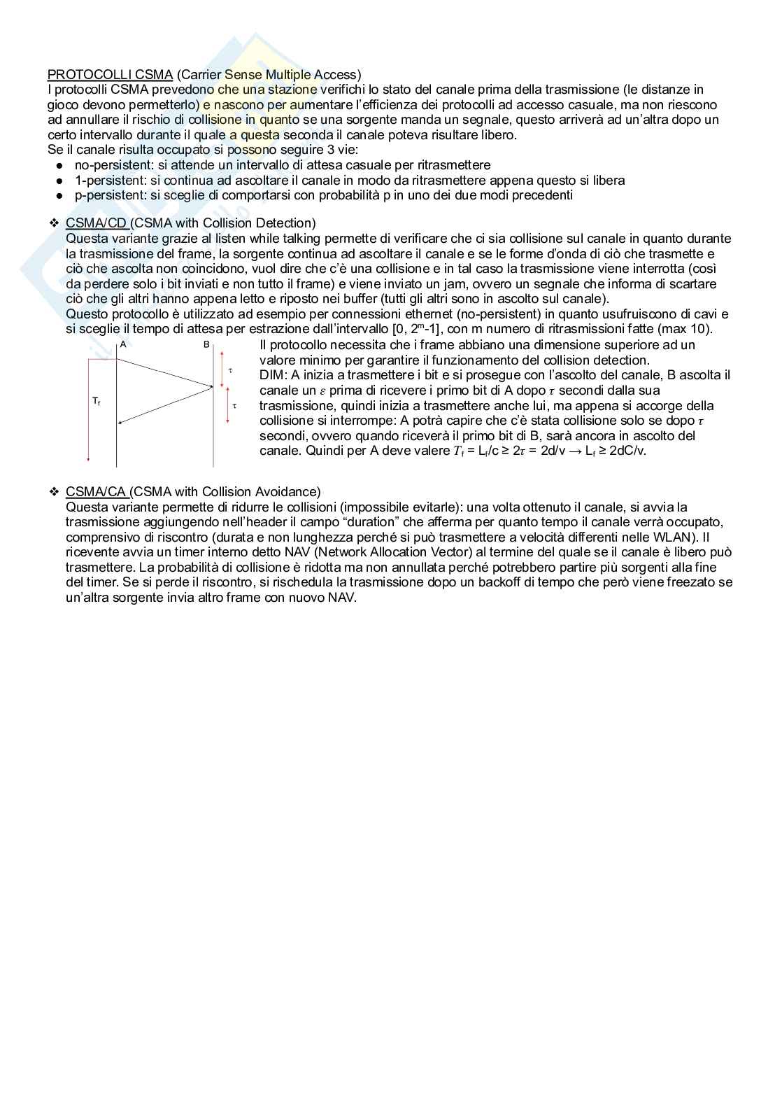 Appunti Reti di telecomunicazioni Pag. 26