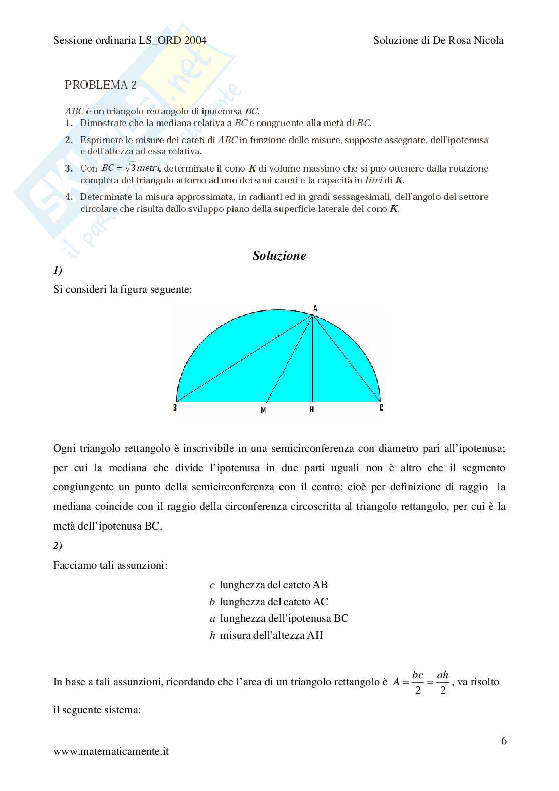 2004 - Liceo Scientifico di ordinamento Pag. 6