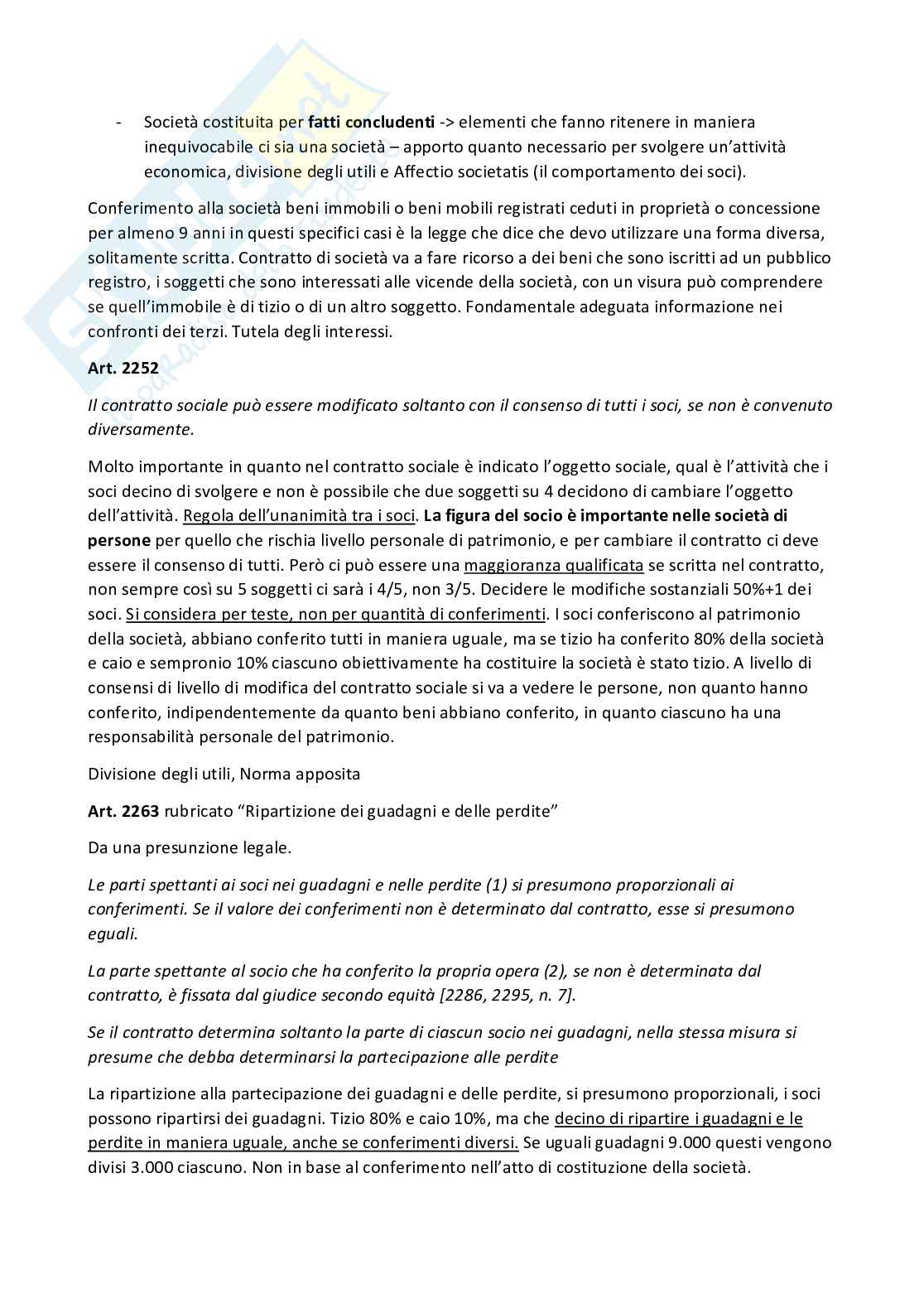 Società di persone e di capitali Pag. 11