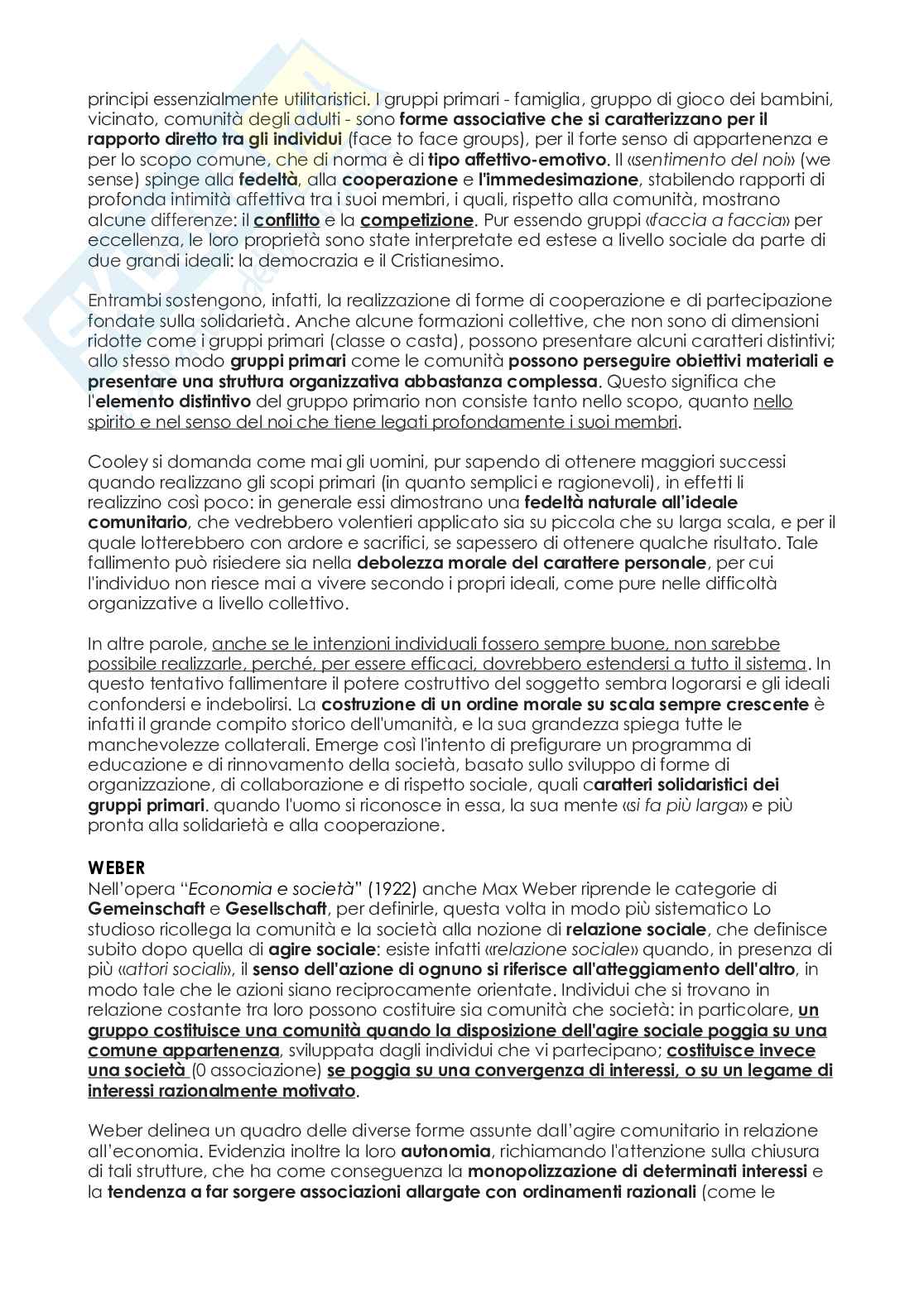 Appunti di Istituzioni di sociologia  Pag. 41