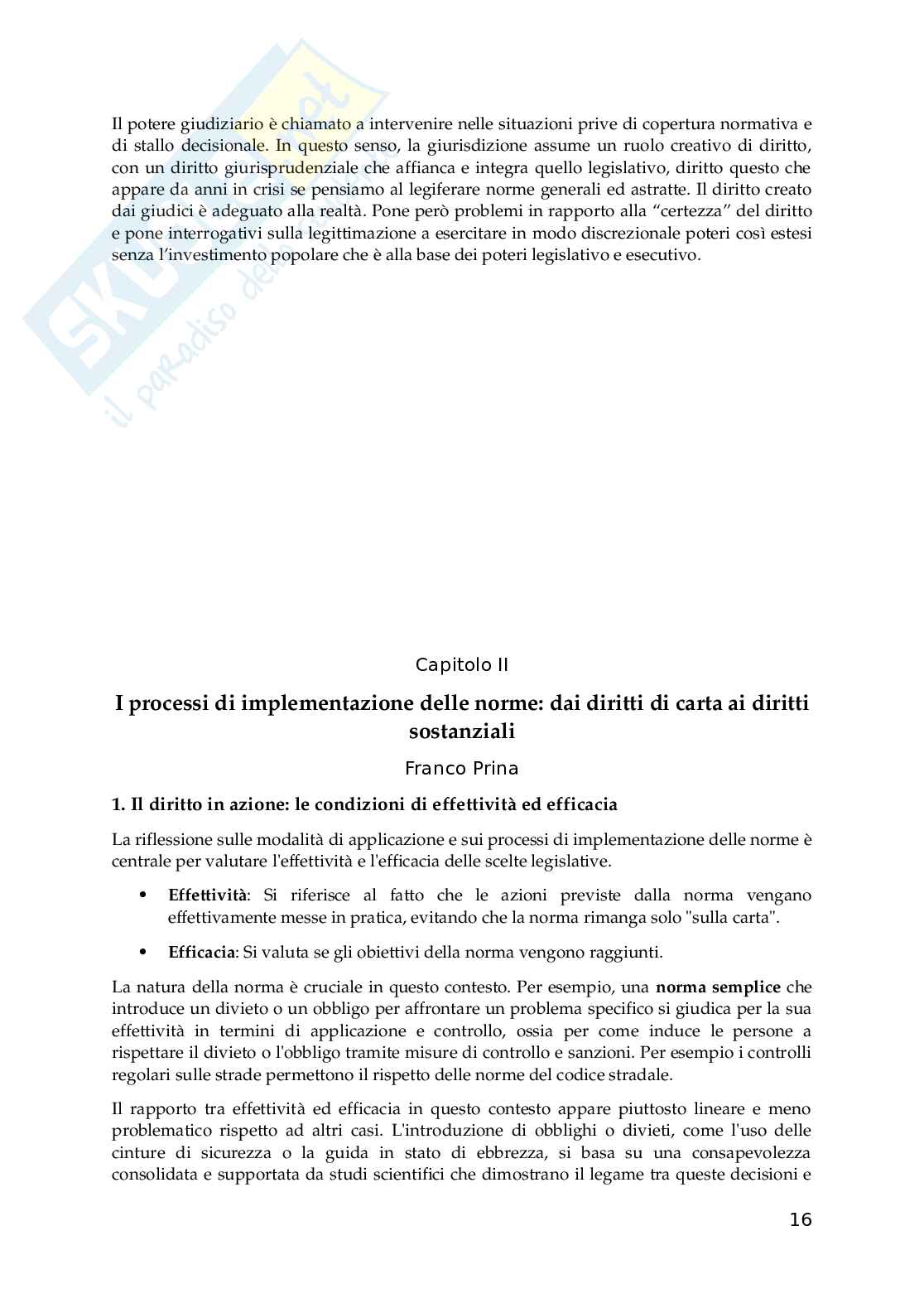 Riassunto esame Sociologia del diritto, Prof. Sarzotti Claudio, libro consigliato Lineamenti di sociologia del diritto, Cottino Pag. 16
