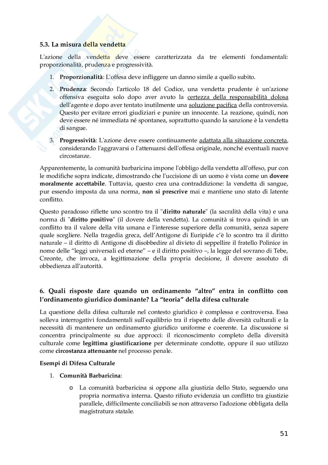 Riassunto esame Sociologia del diritto, Prof. Sarzotti Claudio, libro consigliato Lineamenti di sociologia del diritto, Cottino Pag. 51