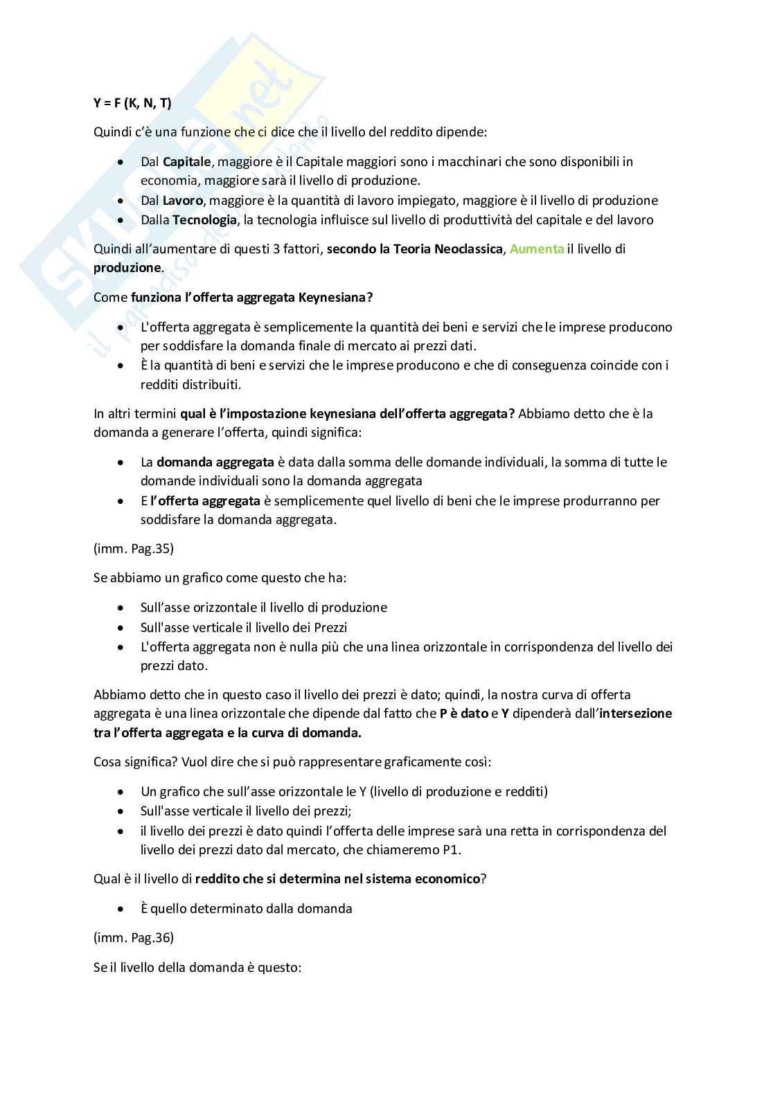 Macroeconomia - Parte 22-32 Pag. 1