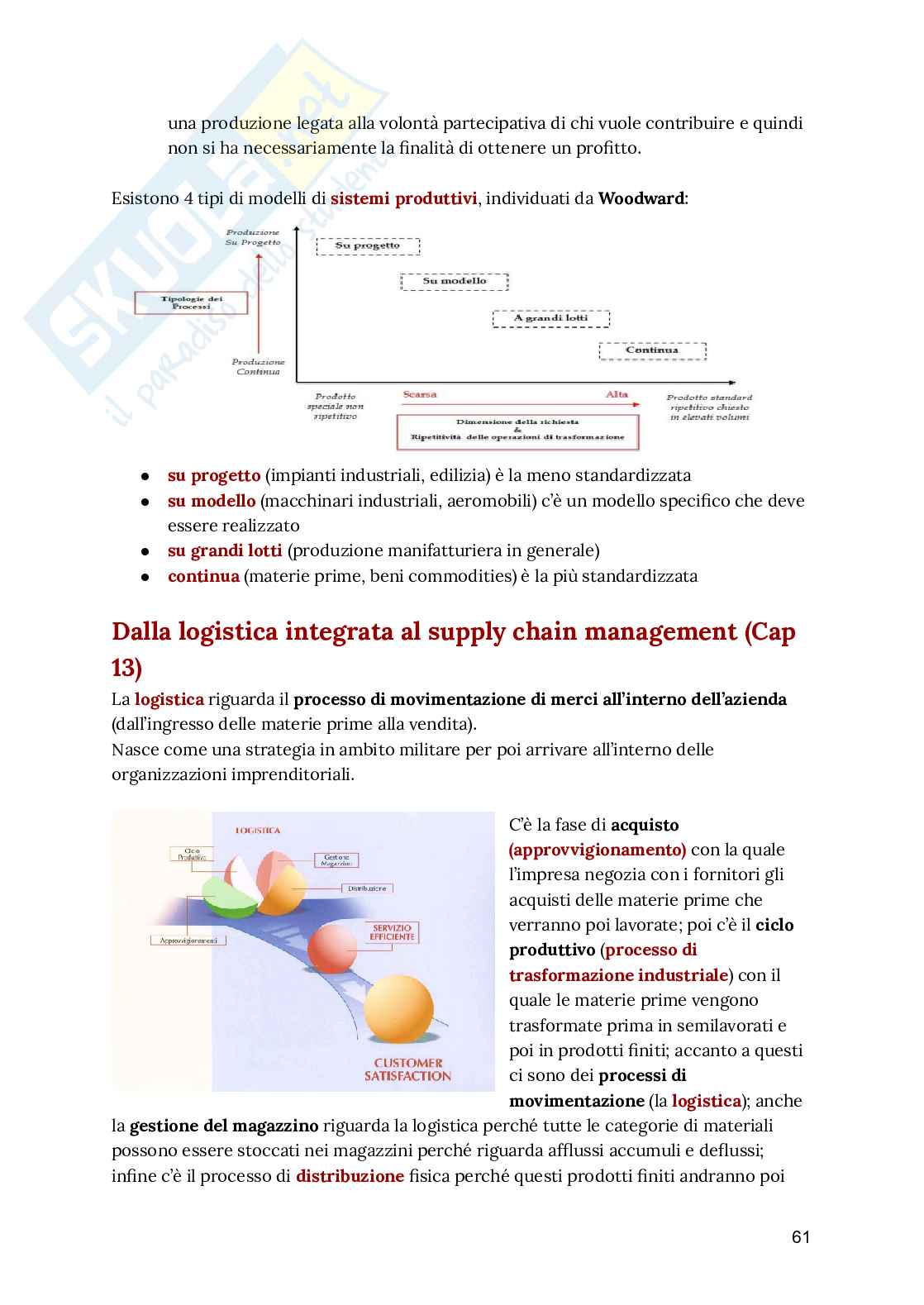 Riassunto esame Management, Prof. Sancetta Giuseppe, libro consigliato Management, Barile, Sancetta Pag. 61
