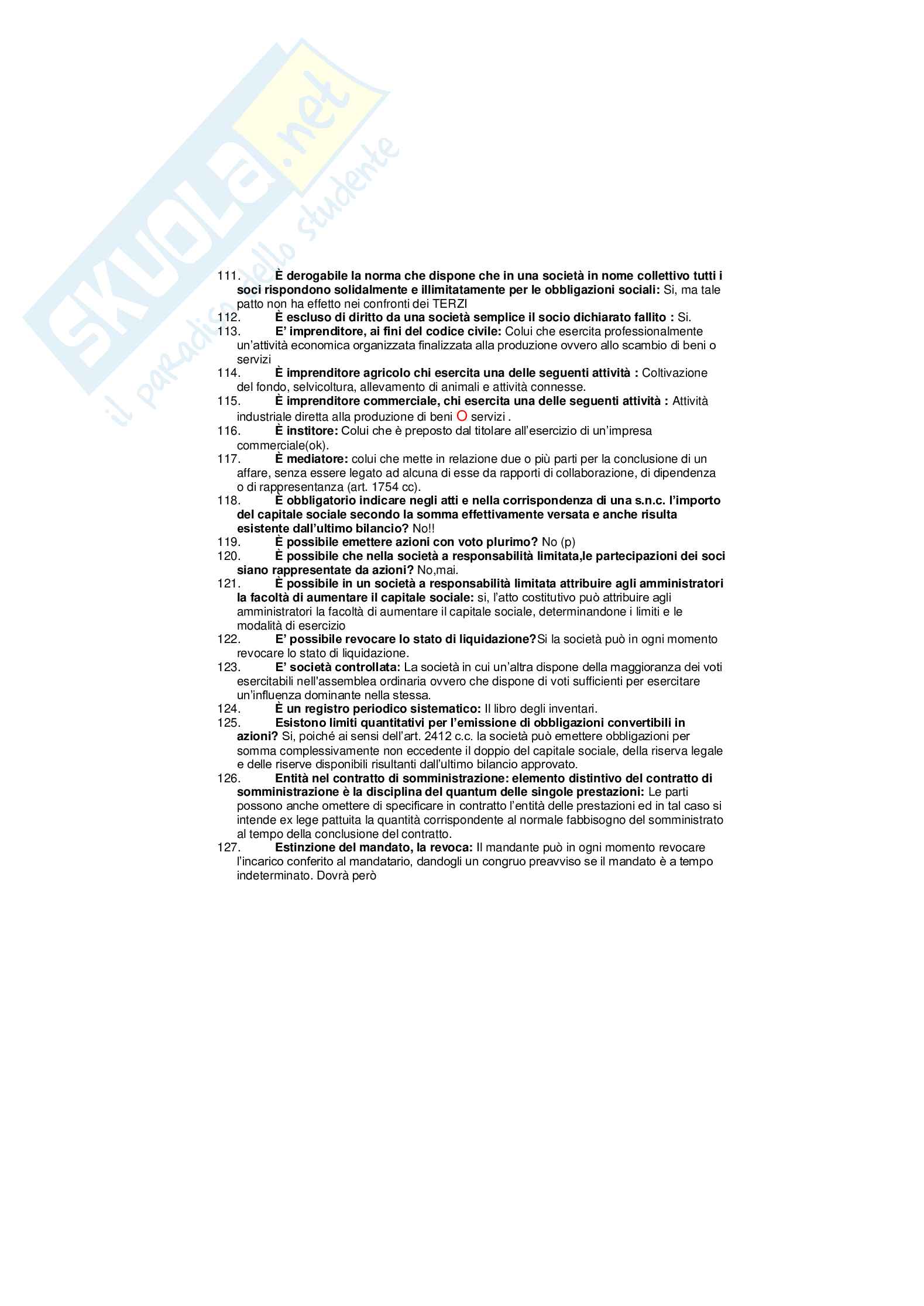 Paniere nuovo (2026) di Diritto commerciale Pag. 31