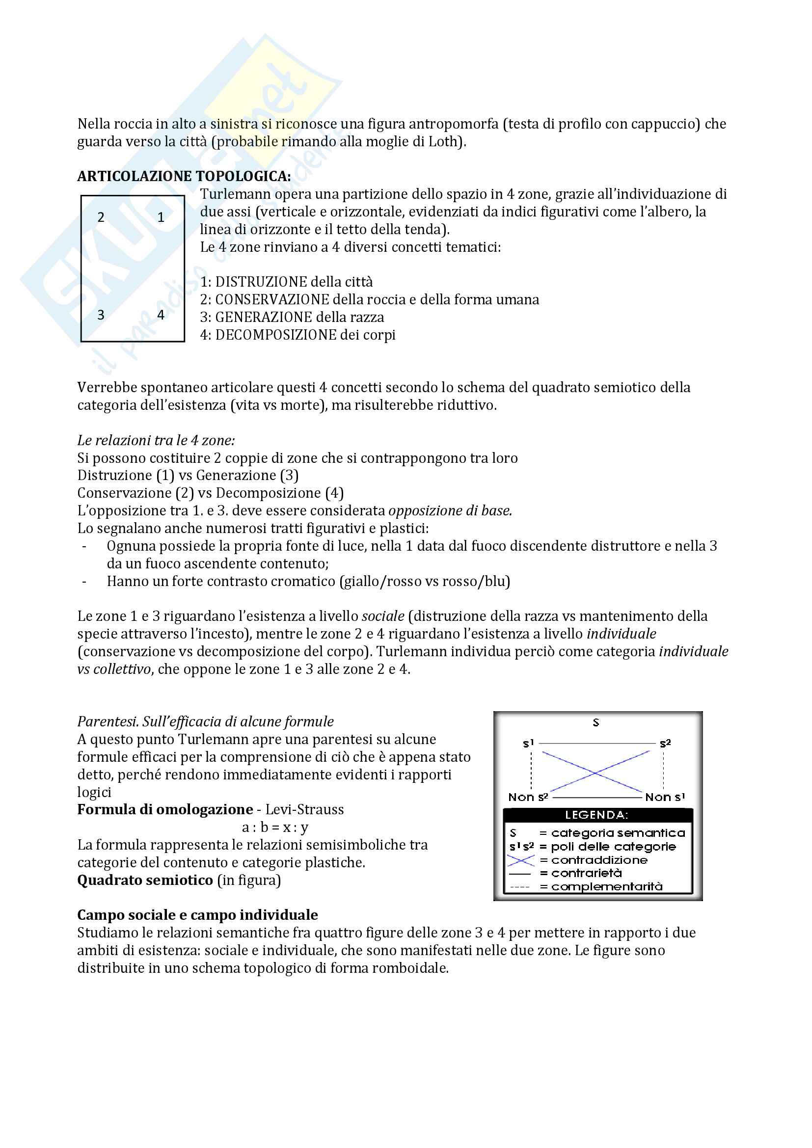 Riassunto esame semiotica dell'arte, prof.Corrain, libro consigliato Semiotiche della pittura Pag. 2