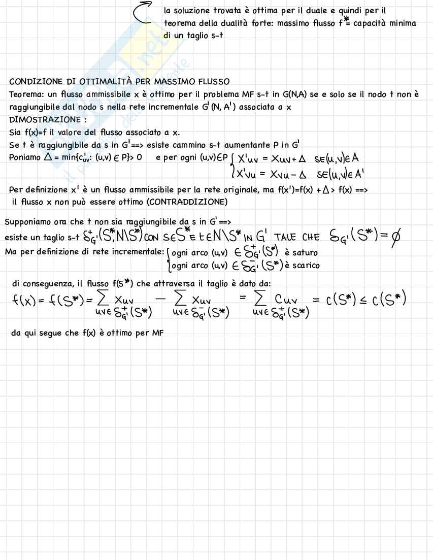 Appunti Ottimizzazione combinatoria Pag. 11