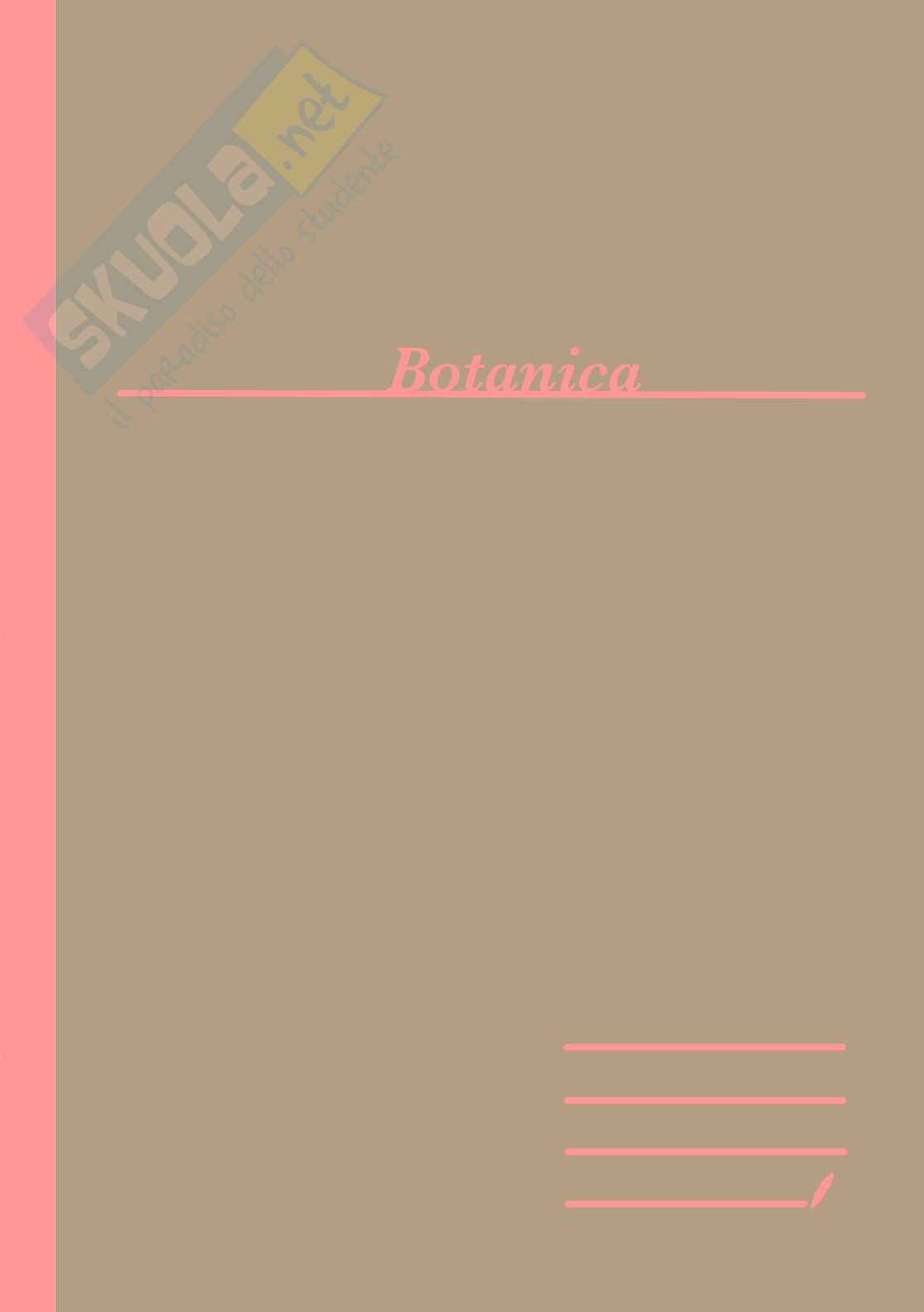 Botanica generale e sistematica Pag. 1