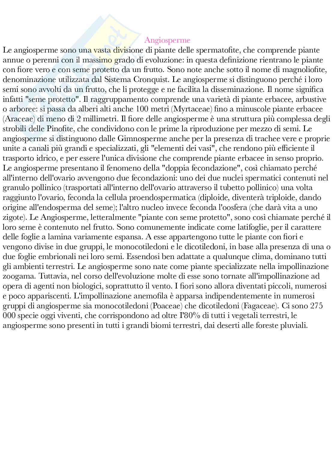 Botanica generale e sistematica Pag. 86