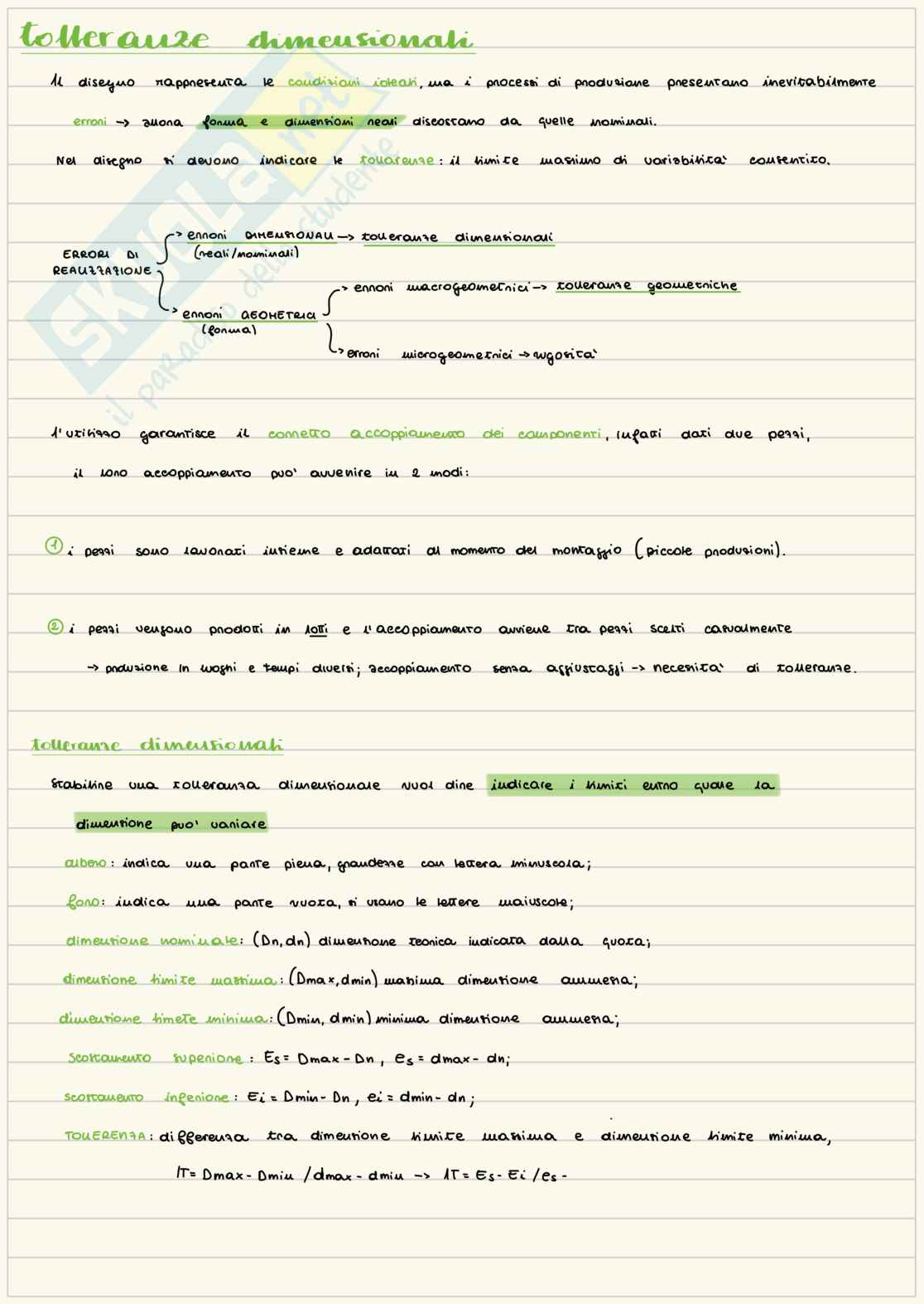 Riassunto esame Disegno tecnico industriale, Prof. Morreale Marco, libro consigliato Disegno tecnico industriale 1 , Chitone  Pag. 1
