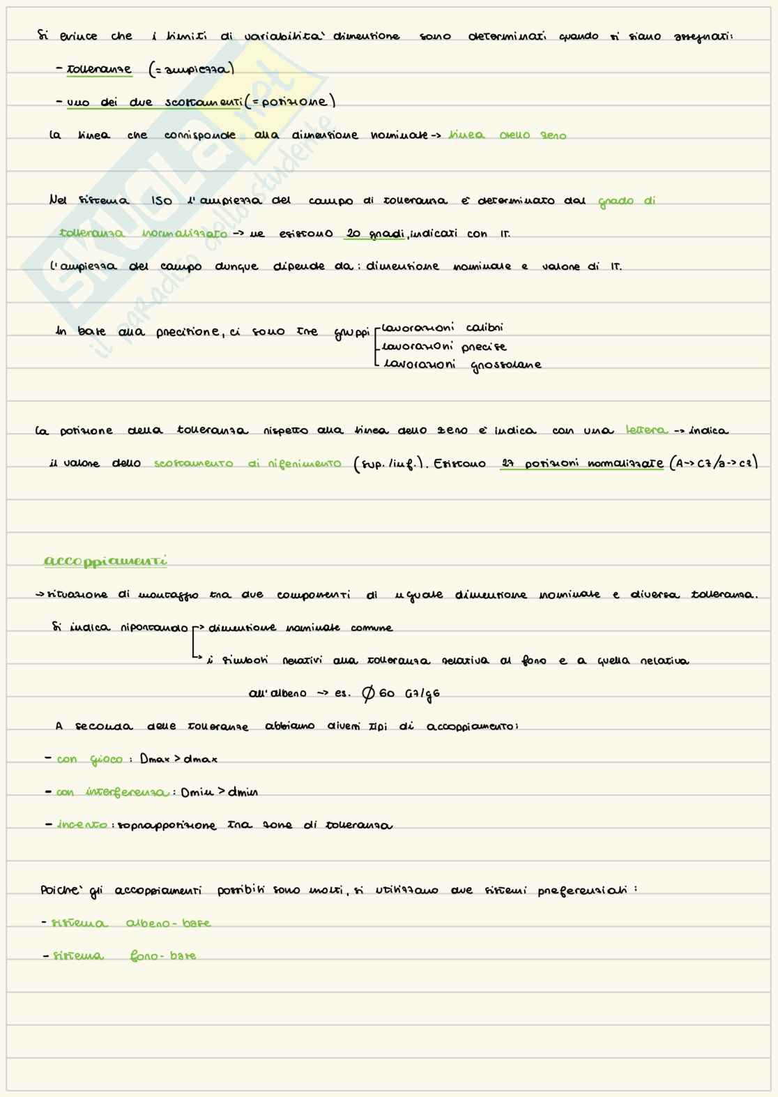 Riassunto esame Disegno tecnico industriale, Prof. Morreale Marco, libro consigliato Disegno tecnico industriale 1 , Chitone  Pag. 2