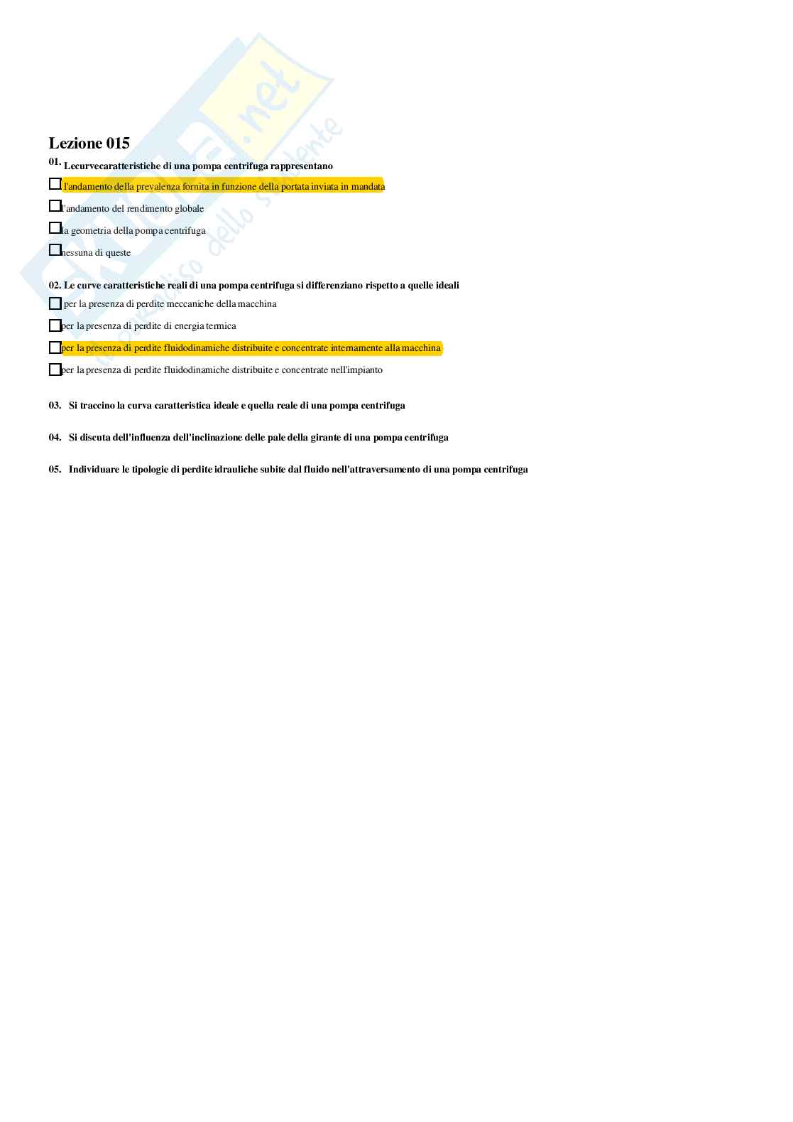 Macchine e sistemi energetici – Paniere risposte chiuse completo (250) – A.A. 2025/2026 Pag. 21