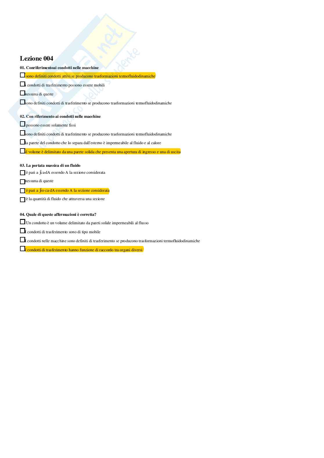 Macchine e sistemi energetici – Paniere risposte chiuse completo (250) – A.A. 2025/2026 Pag. 6