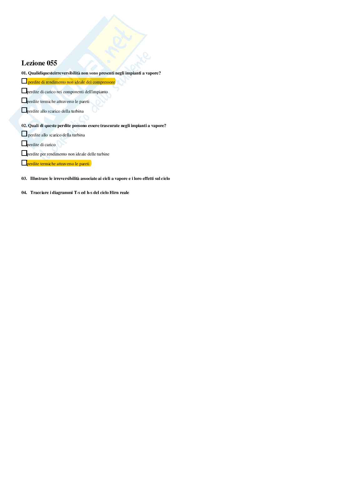 Macchine e sistemi energetici – Paniere risposte chiuse completo (250) – A.A. 2025/2026 Pag. 76