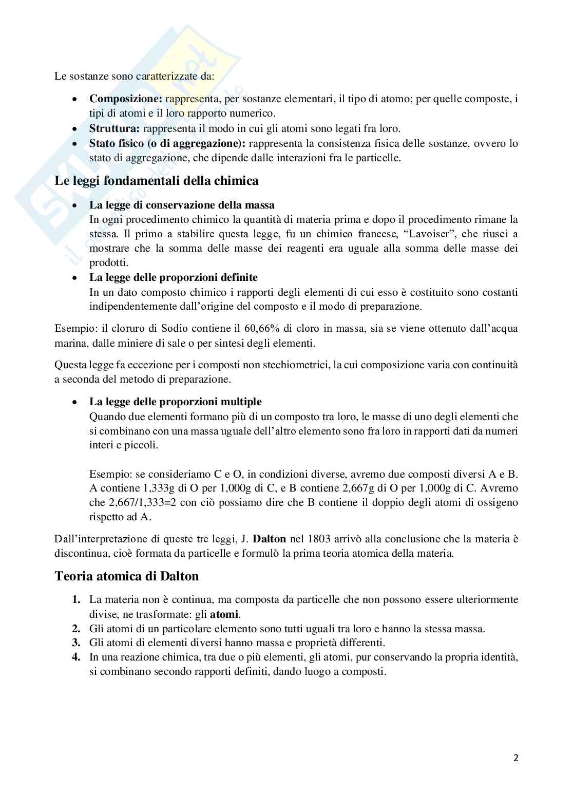 Appunti Chimica Pag. 2