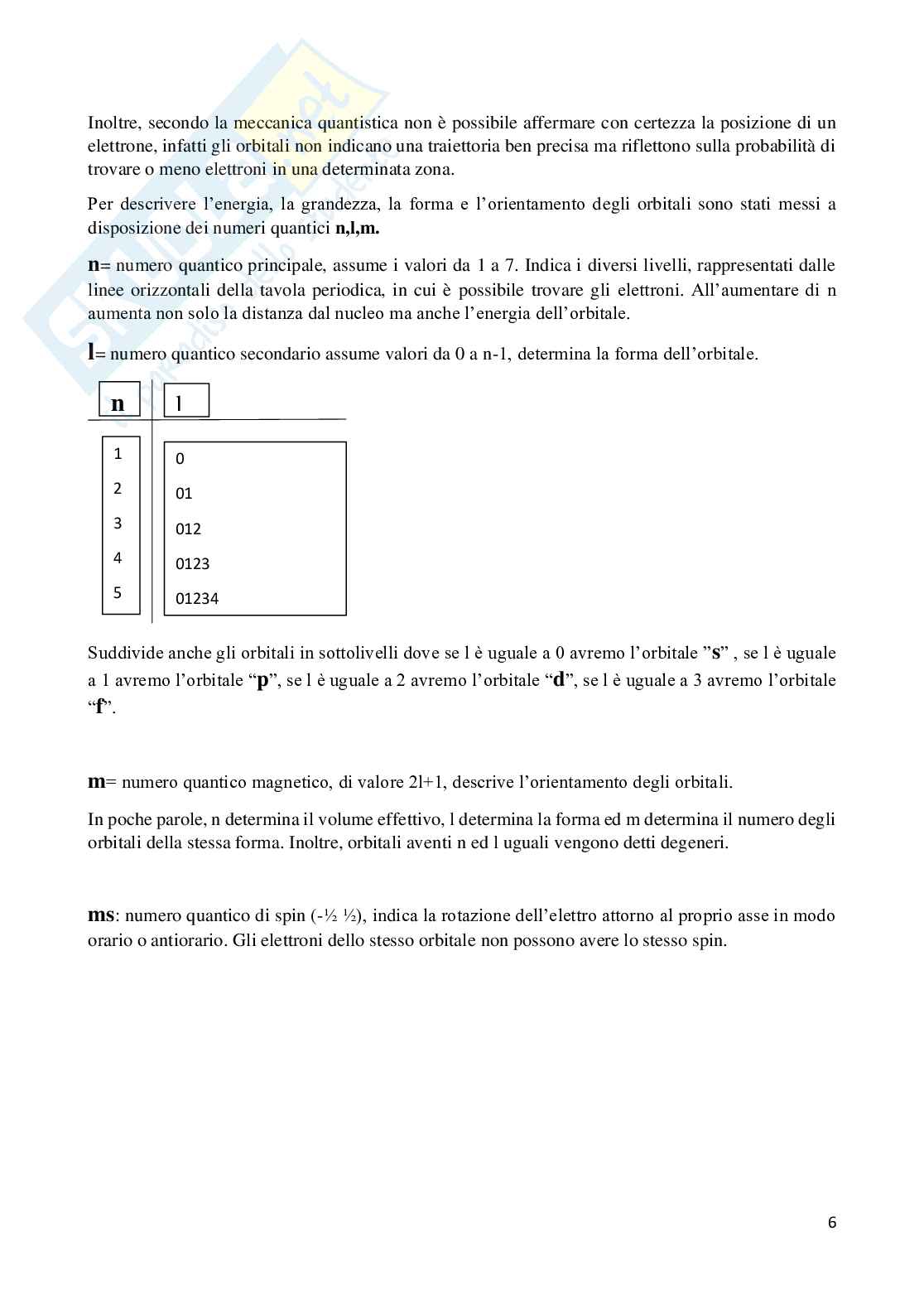 Appunti Chimica Pag. 6
