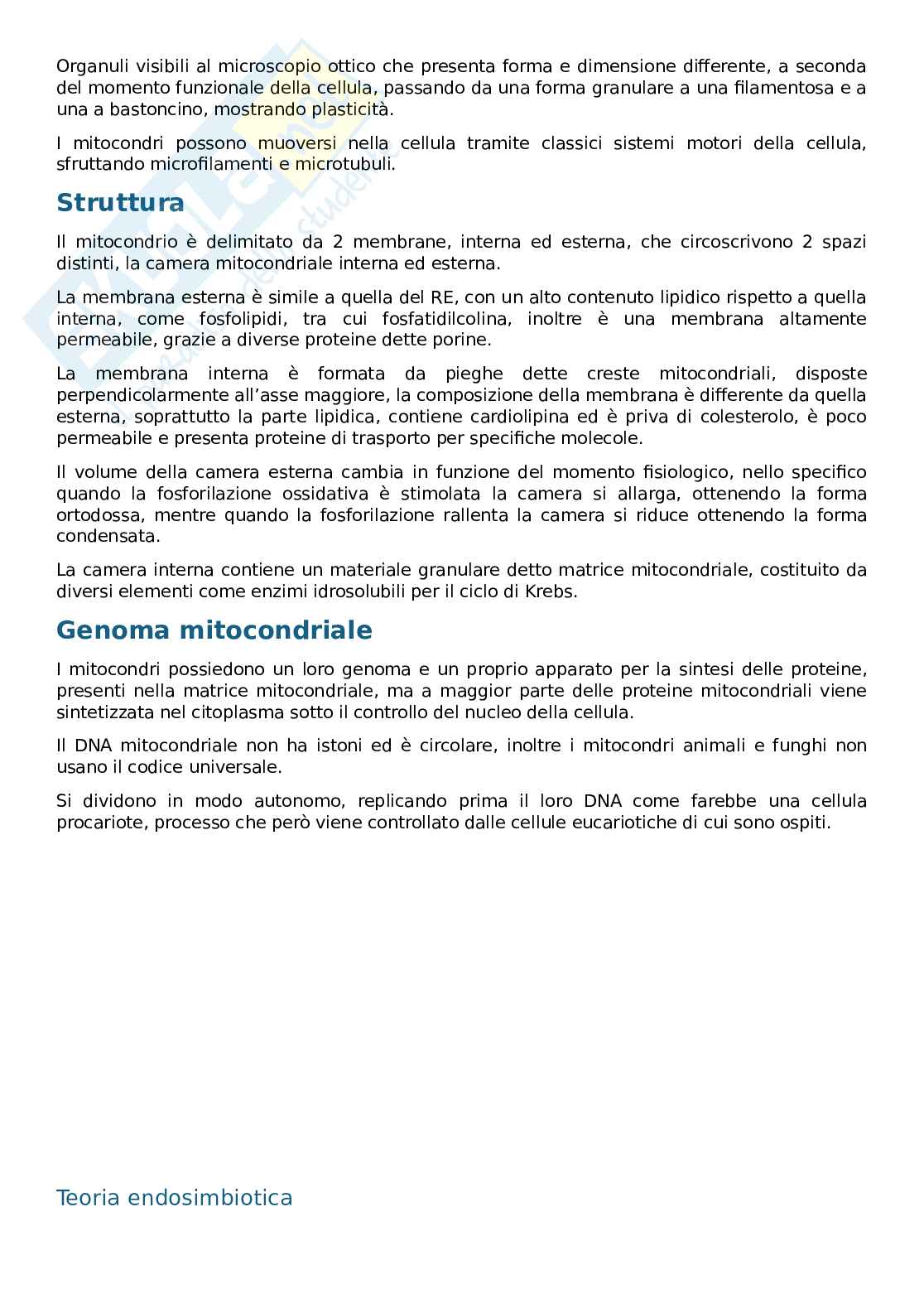 Citologia e istologia Pag. 11