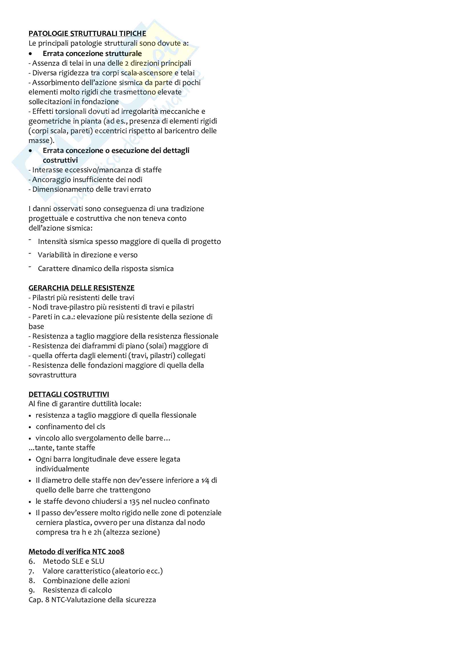 Appunti del corso di laboratorio avanzato di costruzioni Modulo costruzioni antisismiche Pag. 21