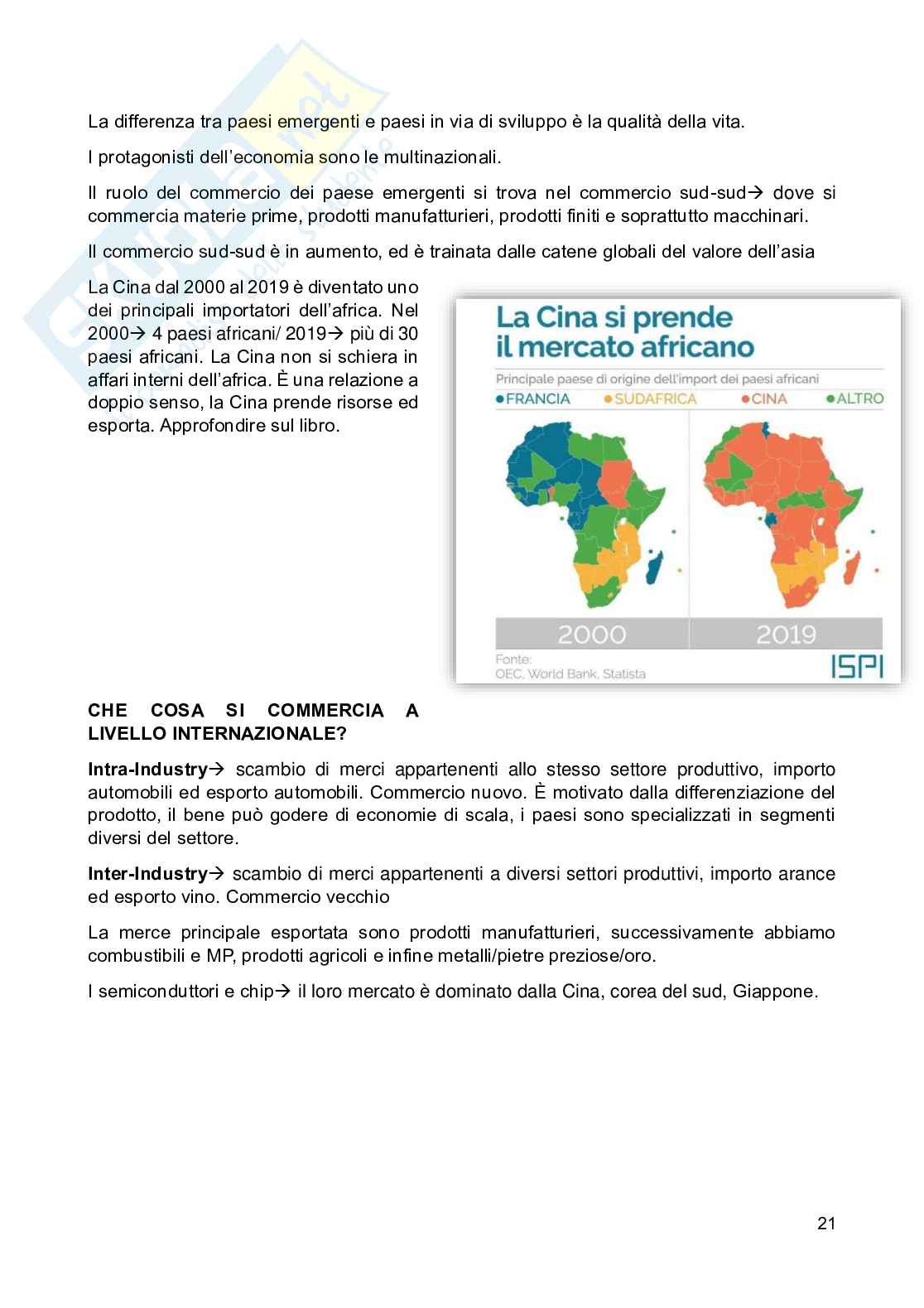 Appunti di Economia e gestione delle imprese internazionali Pag. 21