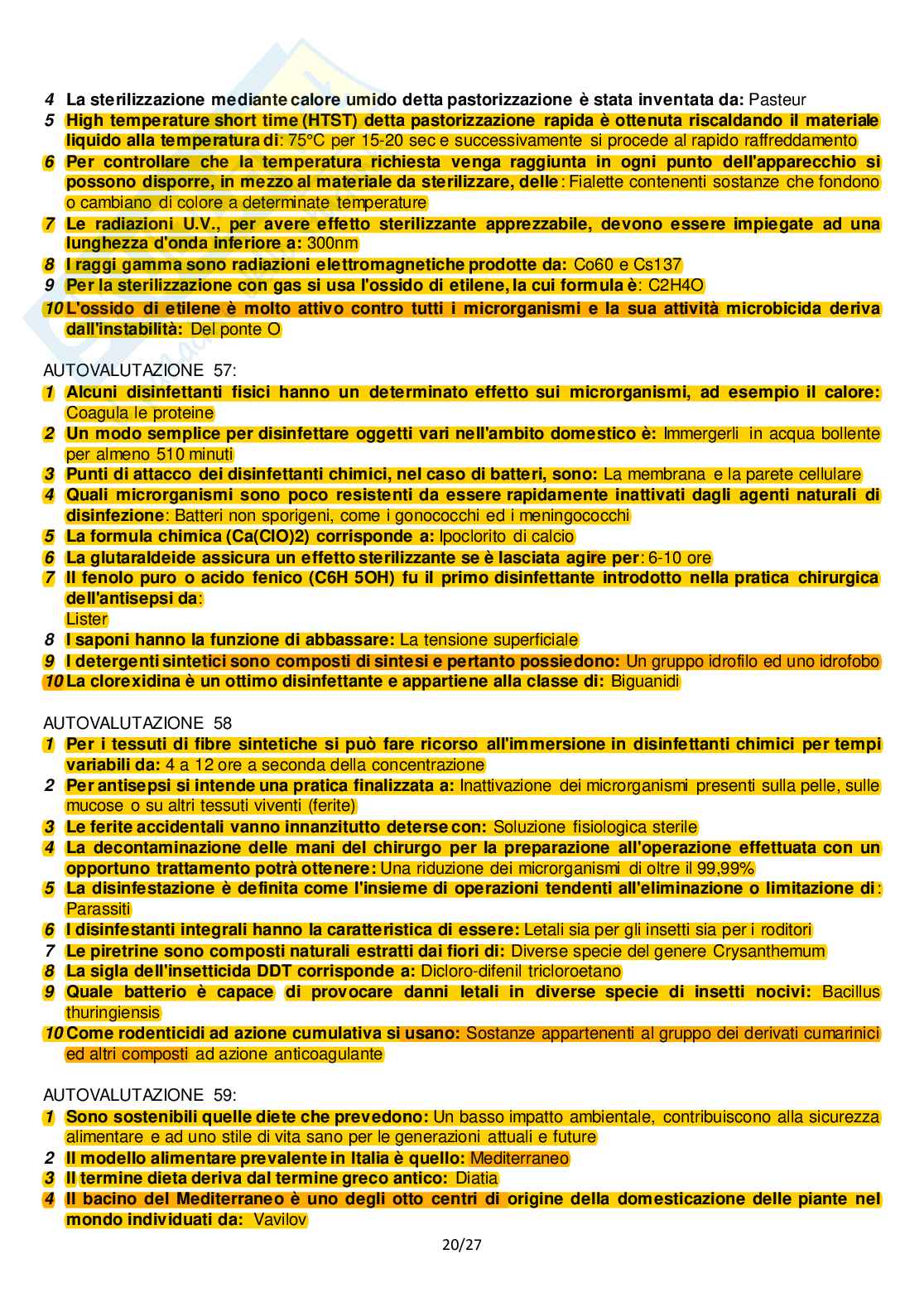 Paniere di Igiene generale e applicata, 2026 Pag. 21