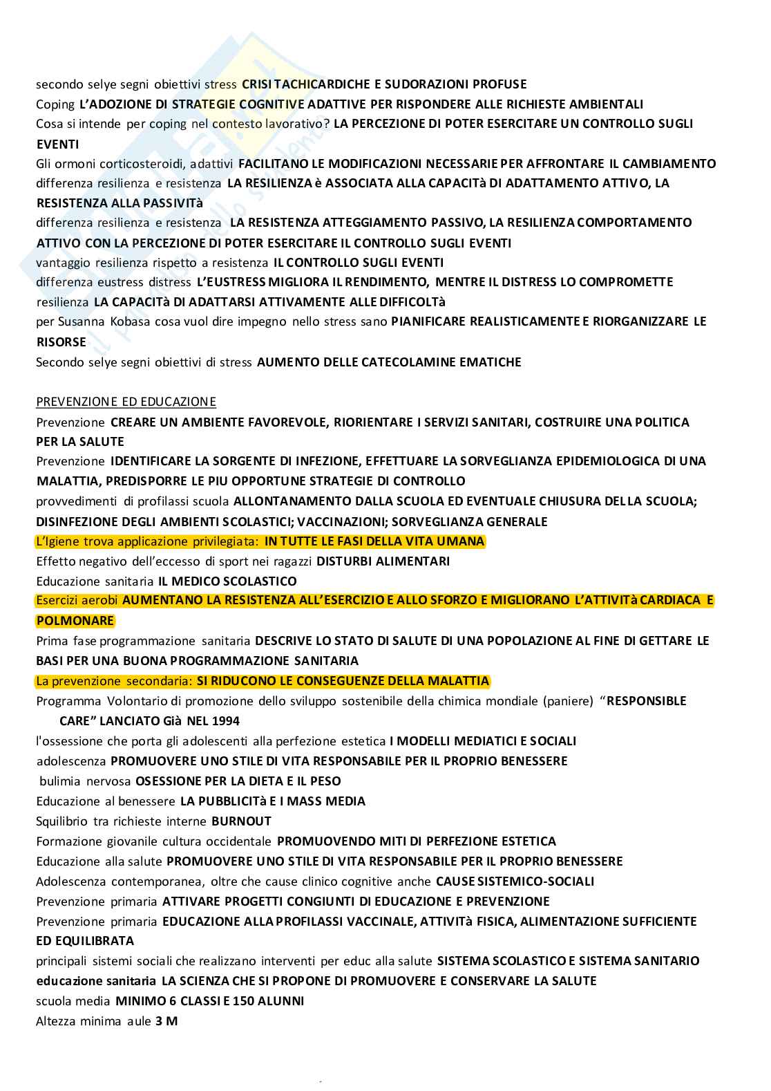 Paniere di Igiene generale e applicata, 2026 Pag. 26