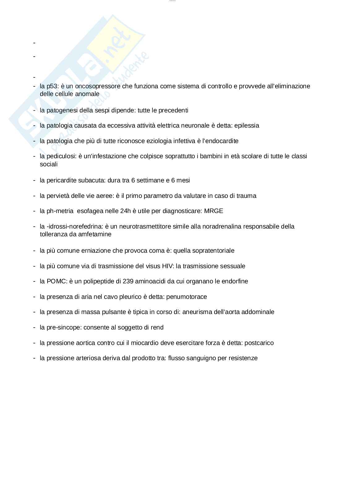Paniere esame Teoria tecnica e didattica del primo soccorso Pag. 16