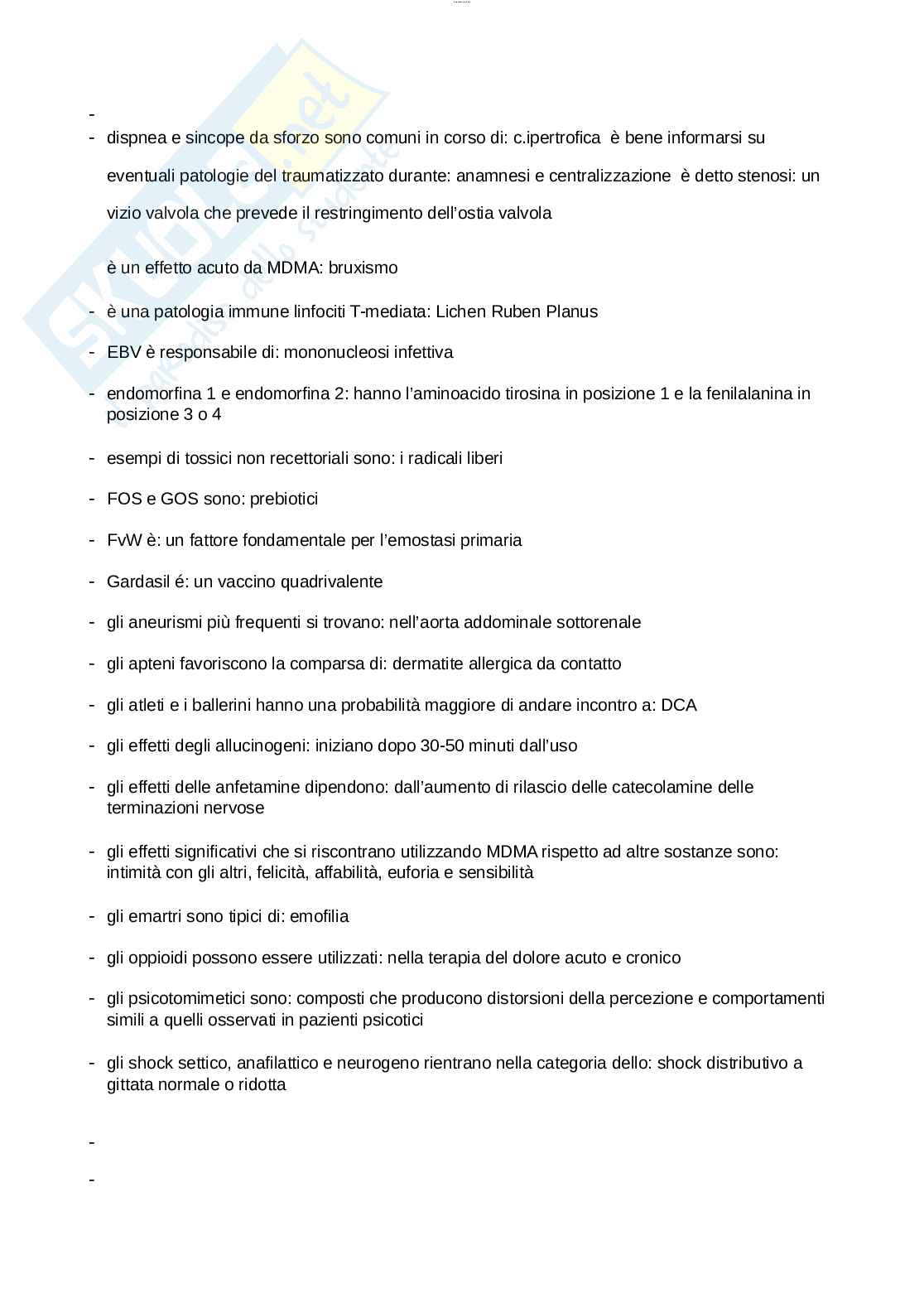 Paniere esame Teoria tecnica e didattica del primo soccorso Pag. 2