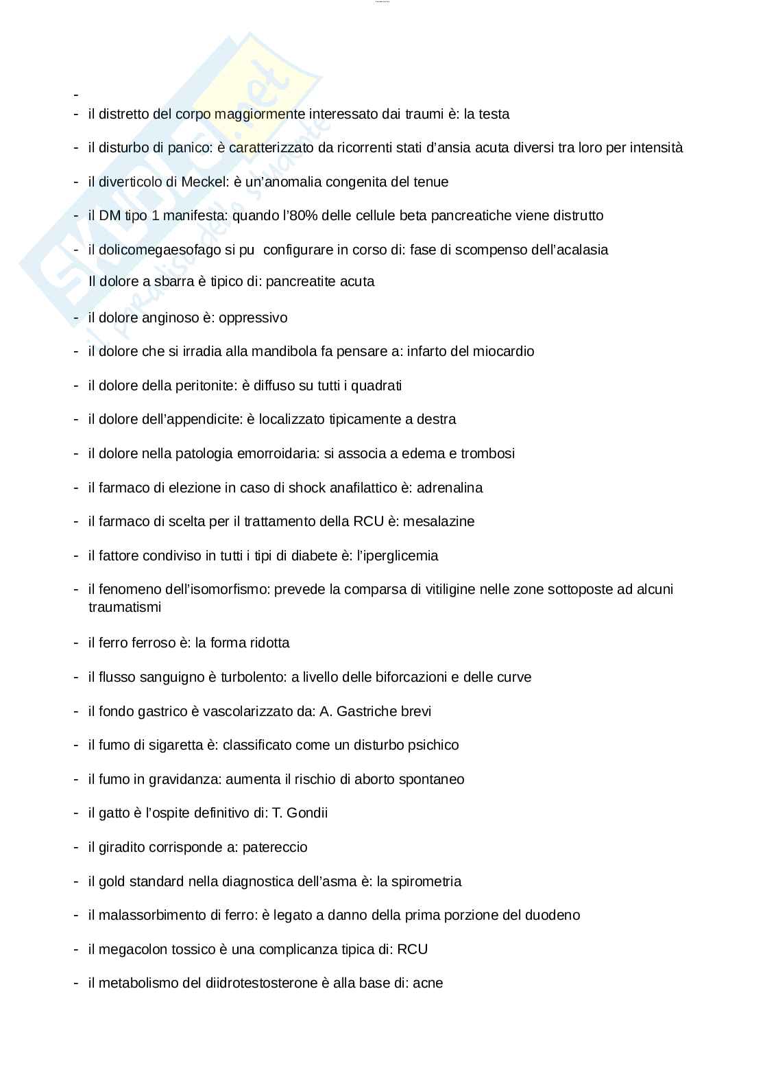 Paniere esame Teoria tecnica e didattica del primo soccorso Pag. 6