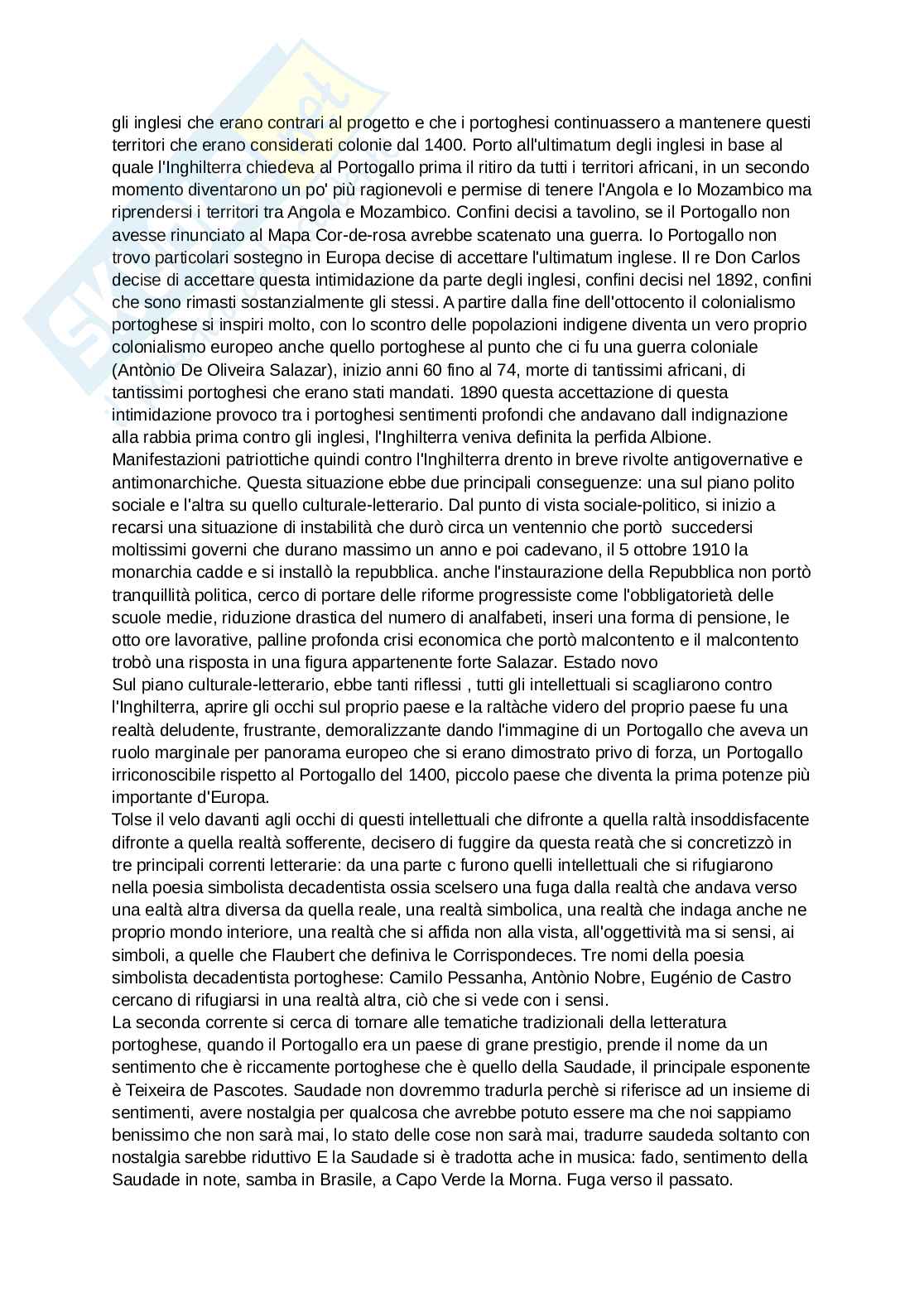 Inizio Letteratura portoghese brasiliana Pag. 2