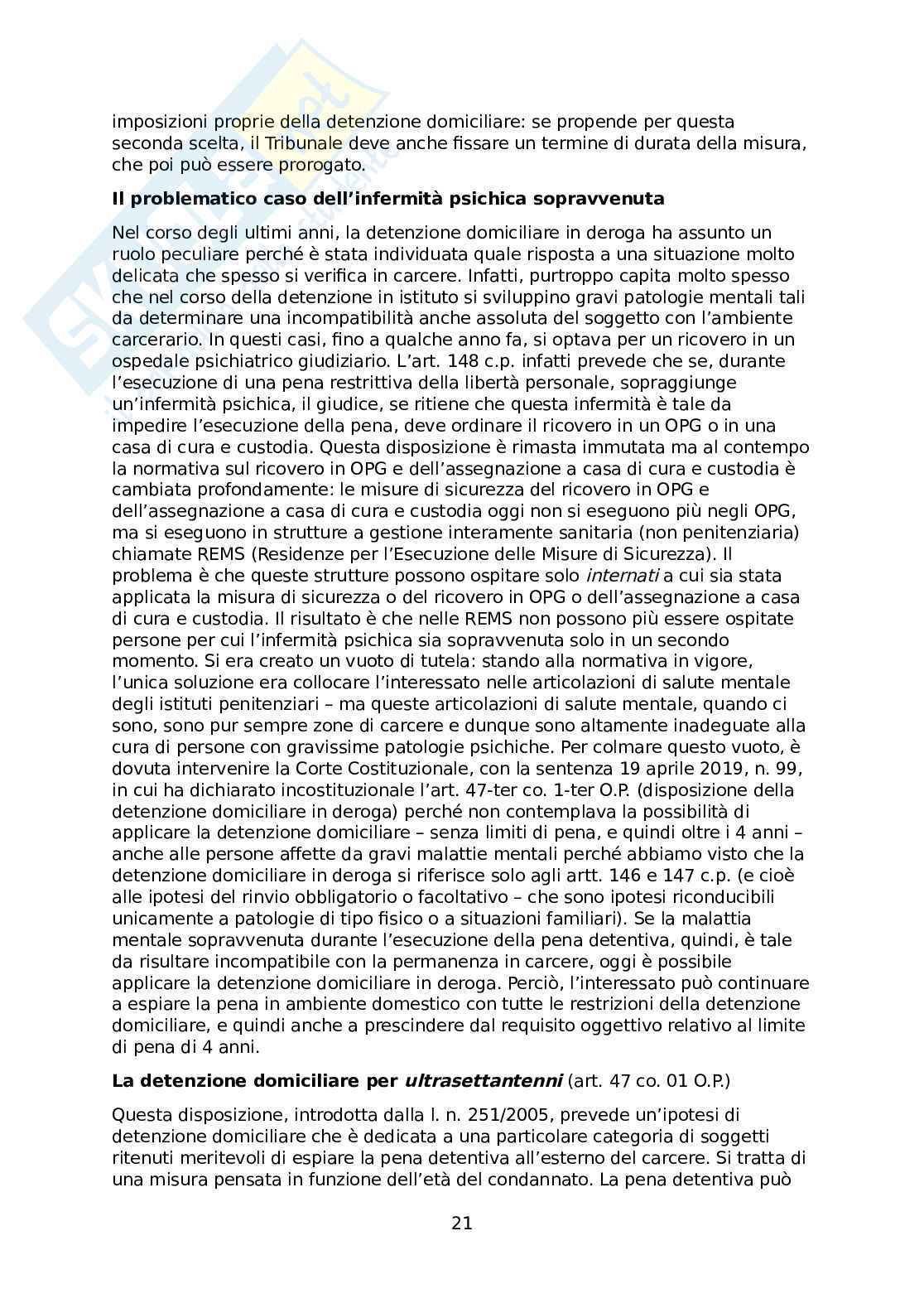 Appunti di Diritto penitenziario - modulo 2 Pag. 21