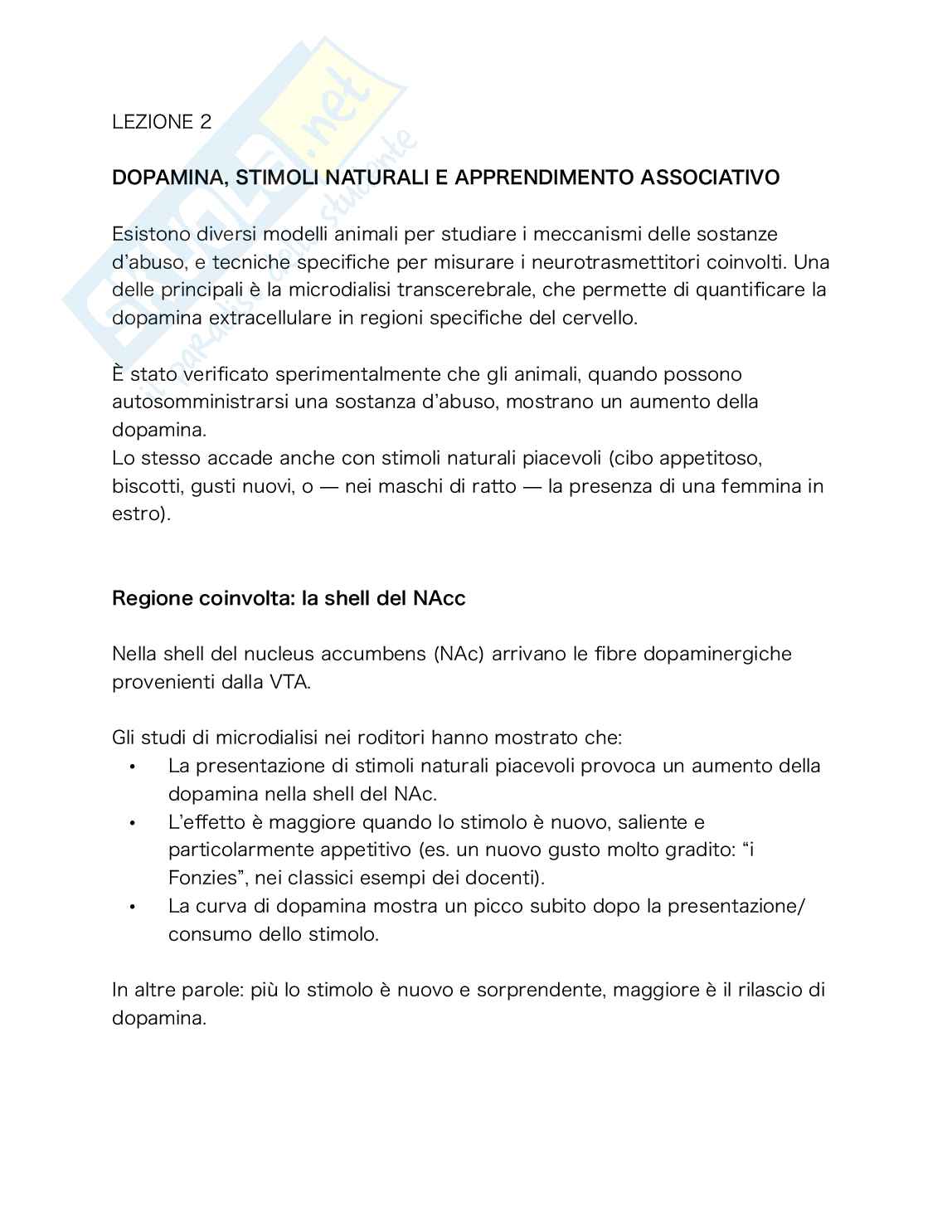 Farmacologia e tossicologia delle sostanze d’abuso Pag. 1