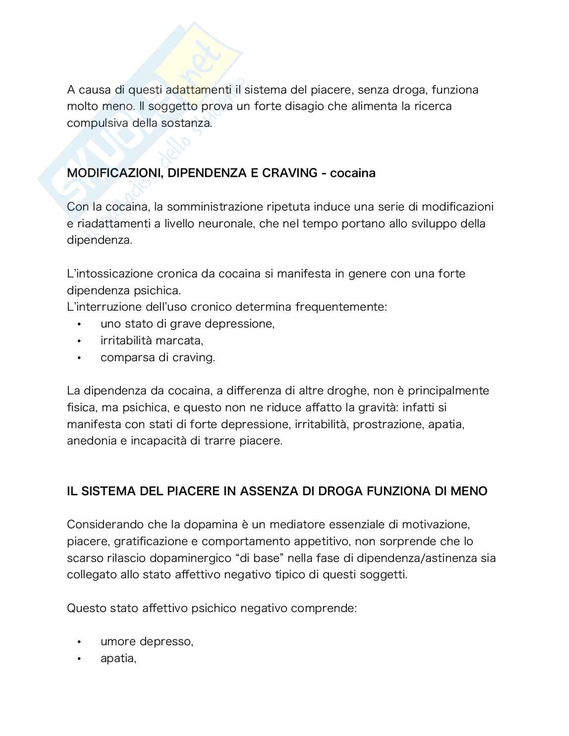 Farmacologia e tossicologia delle sostanze d’abuso Pag. 16