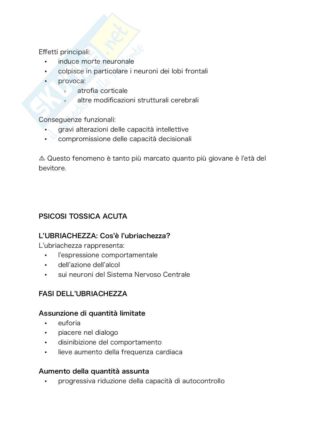 Farmacologia e tossicologia delle sostanze d’abuso Pag. 66