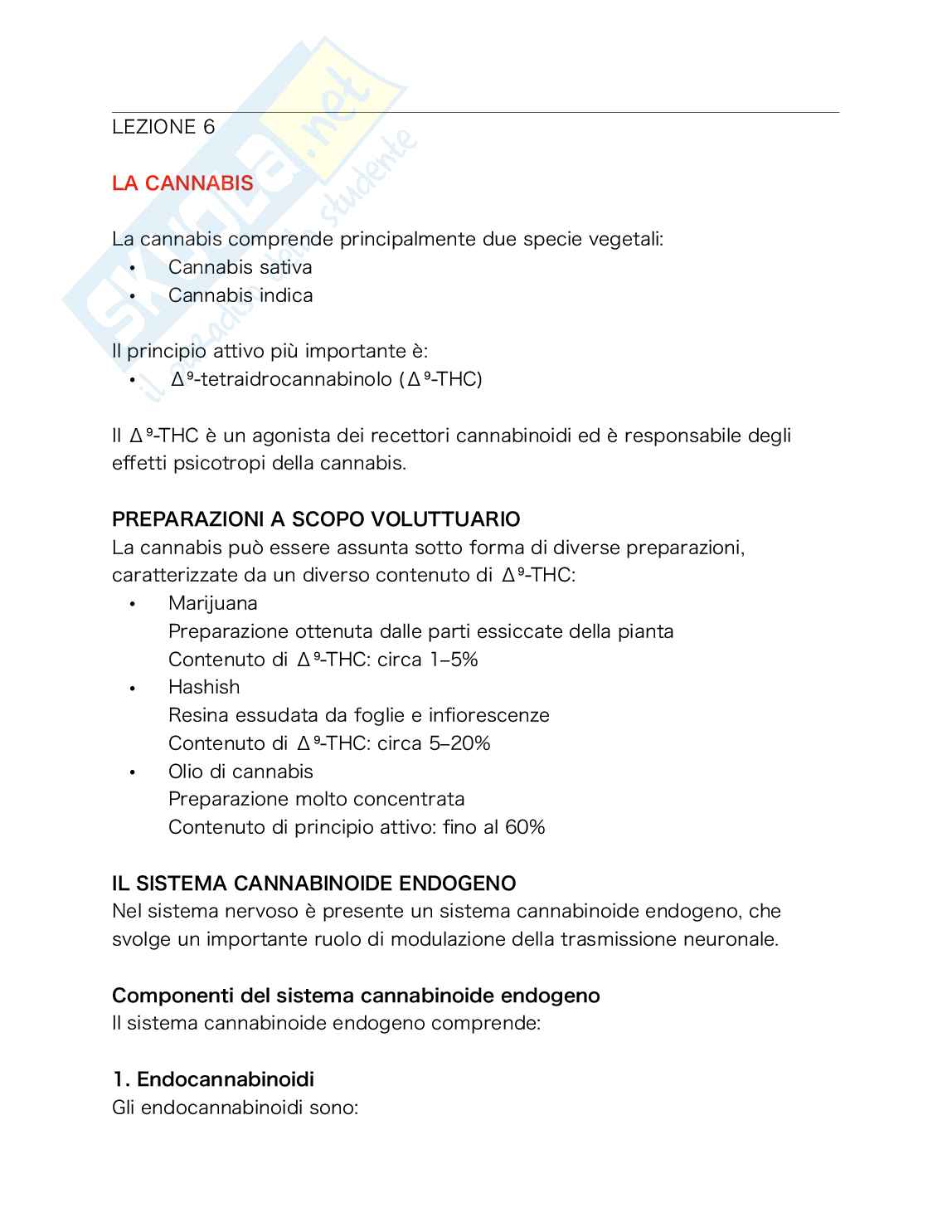 Farmacologia e tossicologia delle sostanze d’abuso Pag. 71