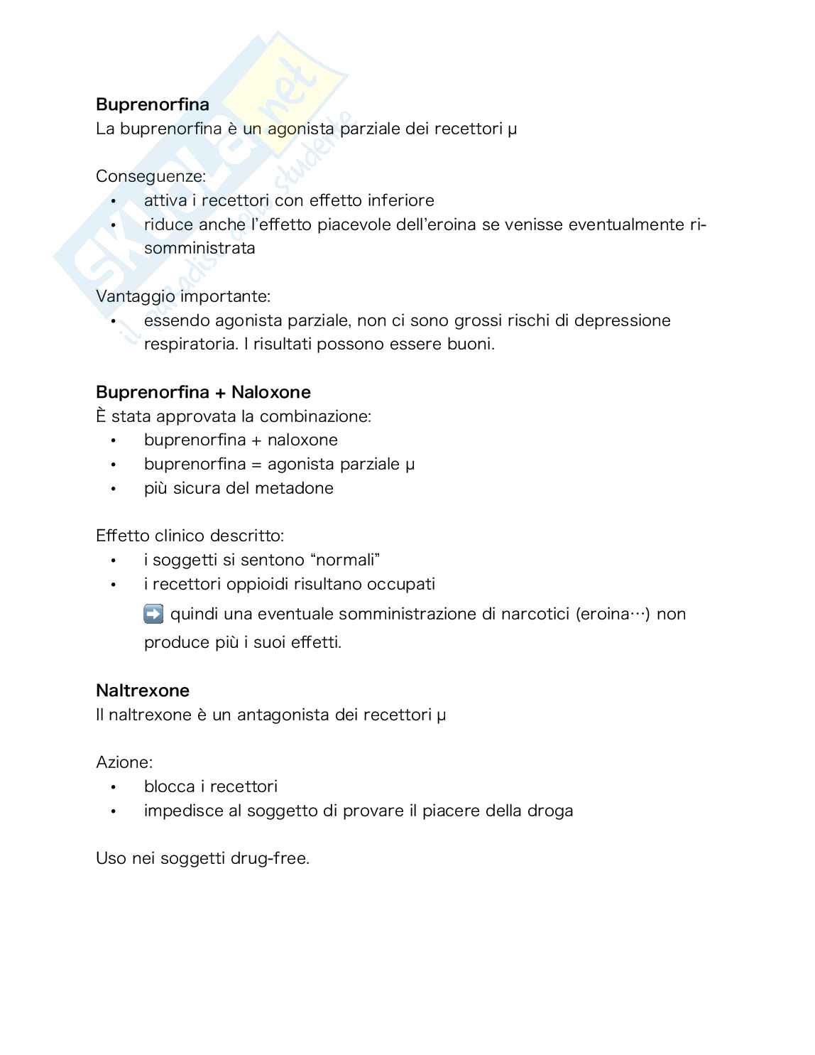 Farmacologia e tossicologia delle sostanze d’abuso Pag. 91