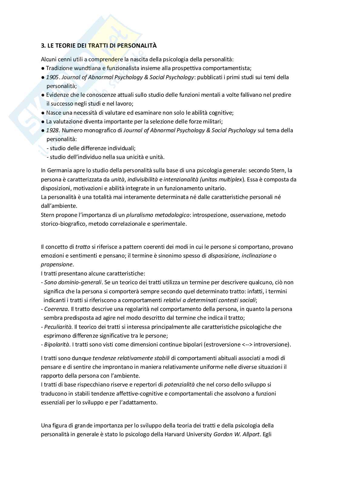 Appunti Psicologia delle emozioni delle motivazioni e della personalità: teorie e metodi Pag. 11
