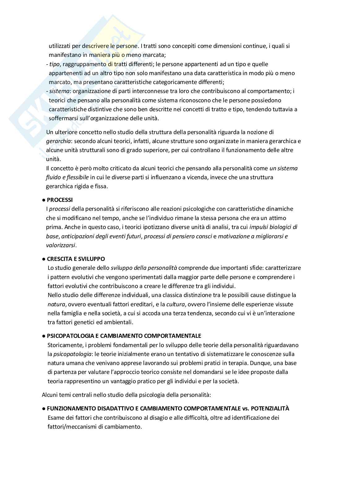 Appunti Psicologia delle emozioni delle motivazioni e della personalità: teorie e metodi Pag. 2