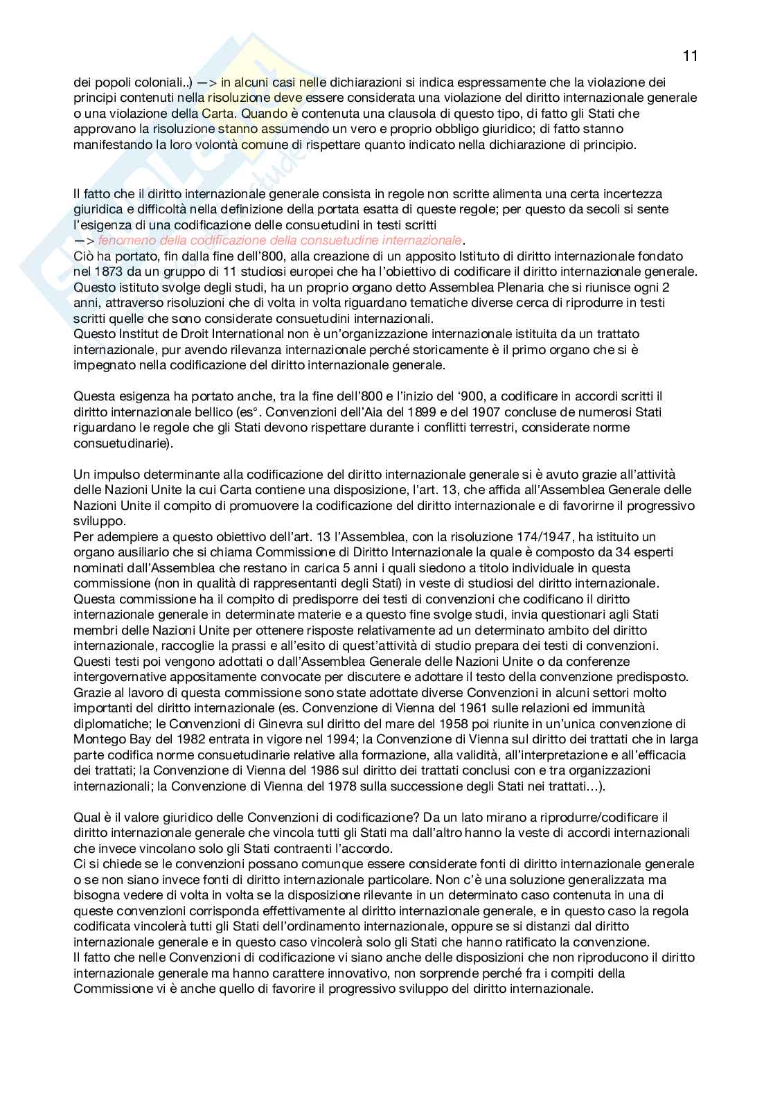 Appunti Diritto internazionale Pag. 11
