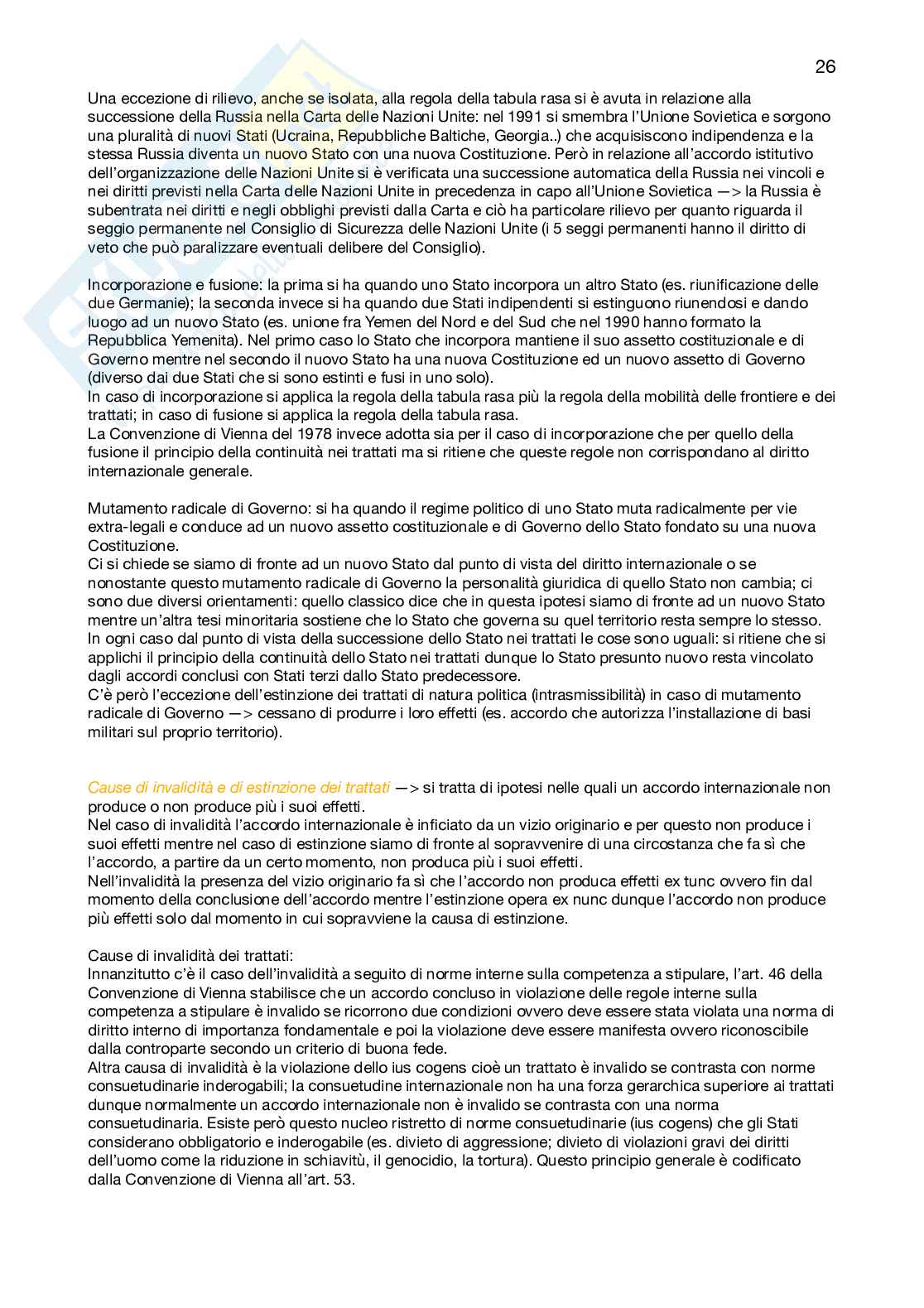 Appunti Diritto internazionale Pag. 26