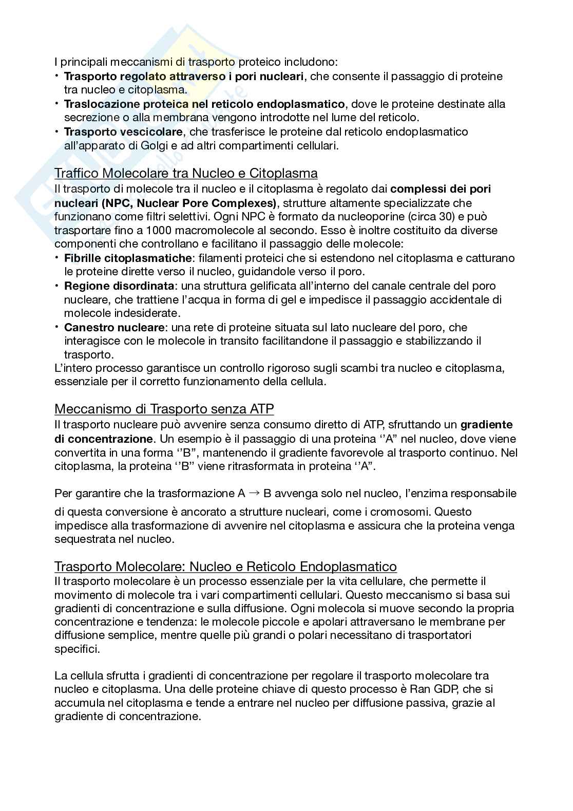 Biologi dello sviluppo e cellulare Pag. 2