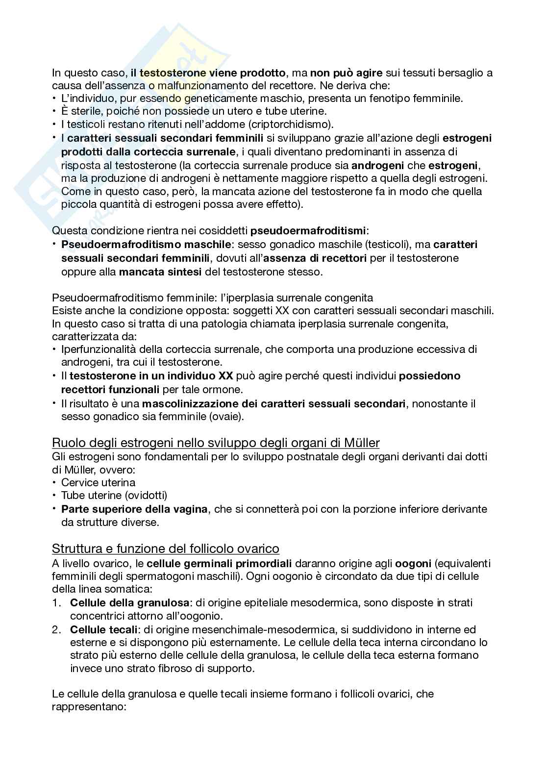 Biologi dello sviluppo e cellulare Pag. 61