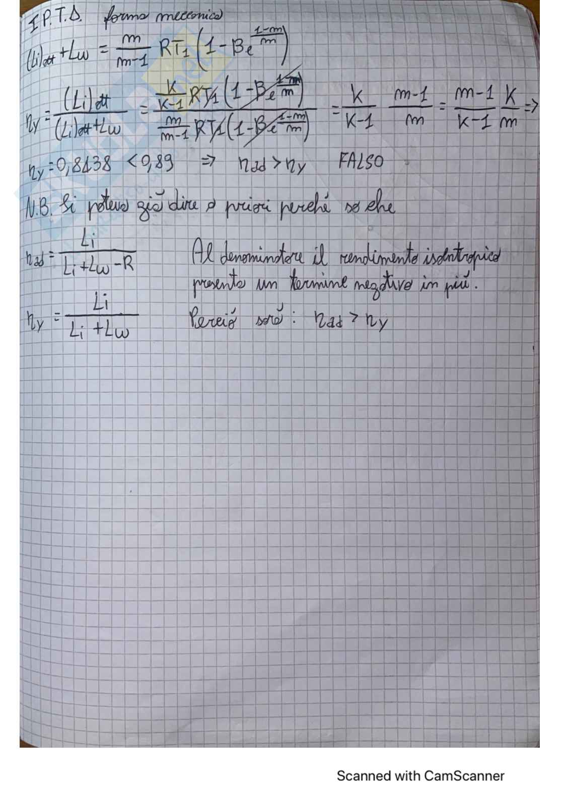 Preorali di Sistemi energetici e macchine a fluido I sulla termodinamica Pag. 11
