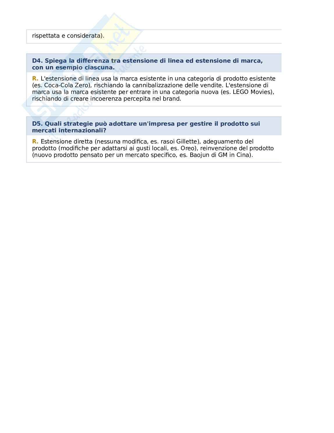 Appunti lezione Marketing Pag. 16