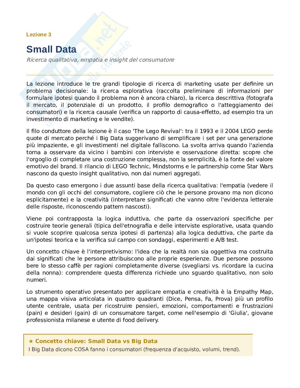 Appunti lezione Marketing Pag. 2