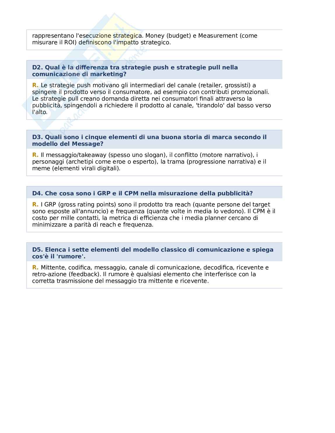 Appunti lezione Marketing Pag. 31