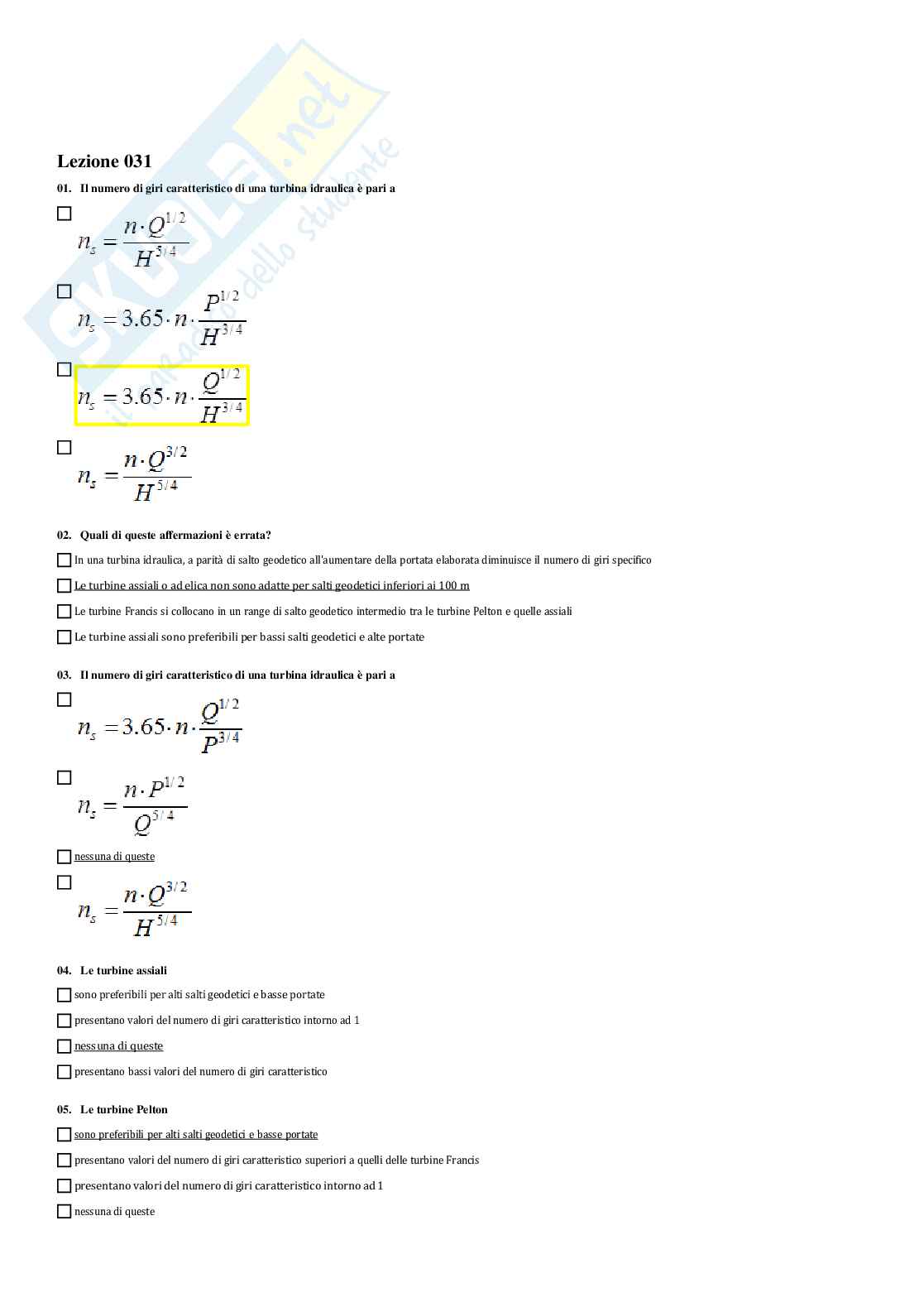 Paniere Macchine e sistemi energetici Pag. 41