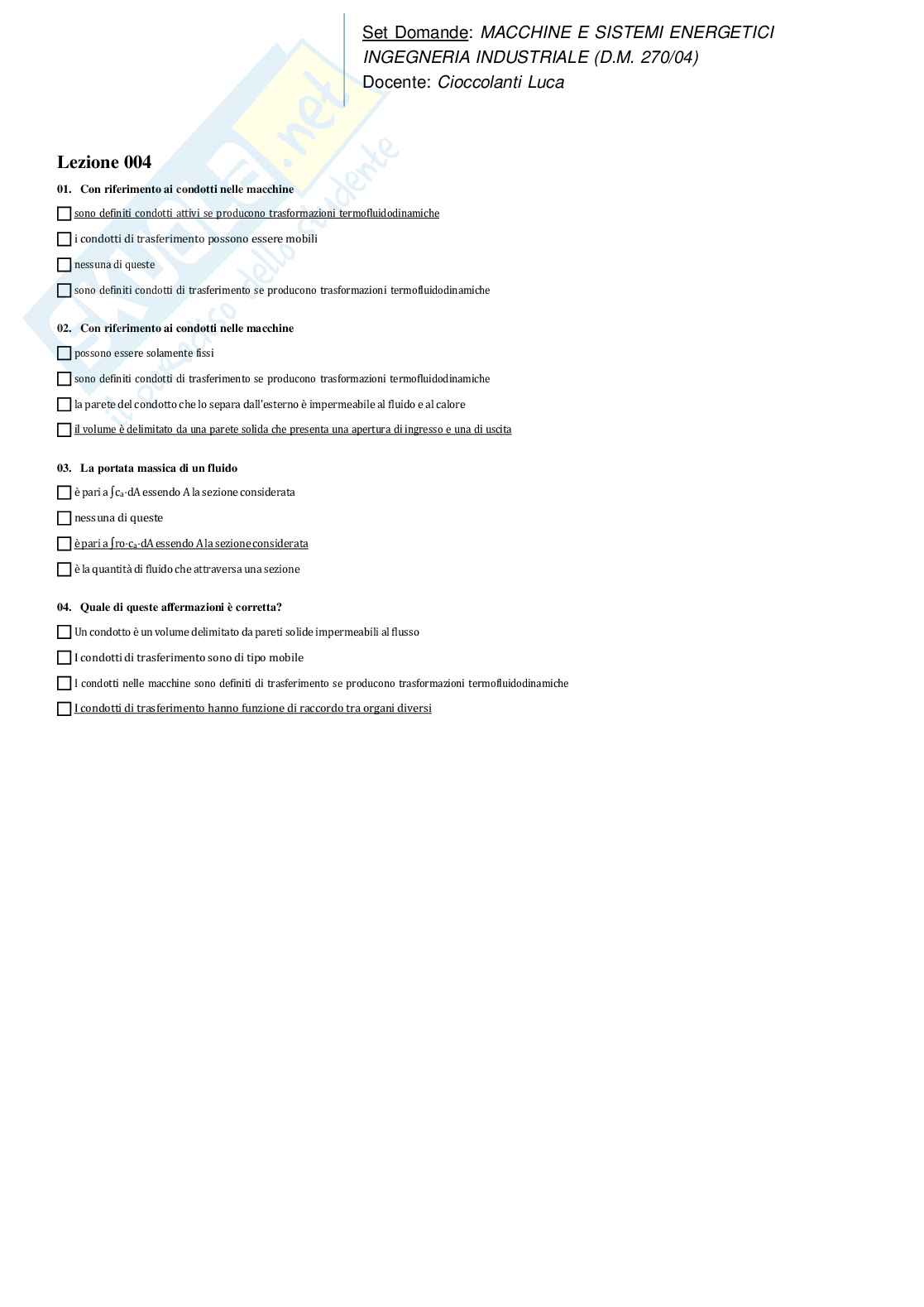 Paniere Macchine e sistemi energetici Pag. 6