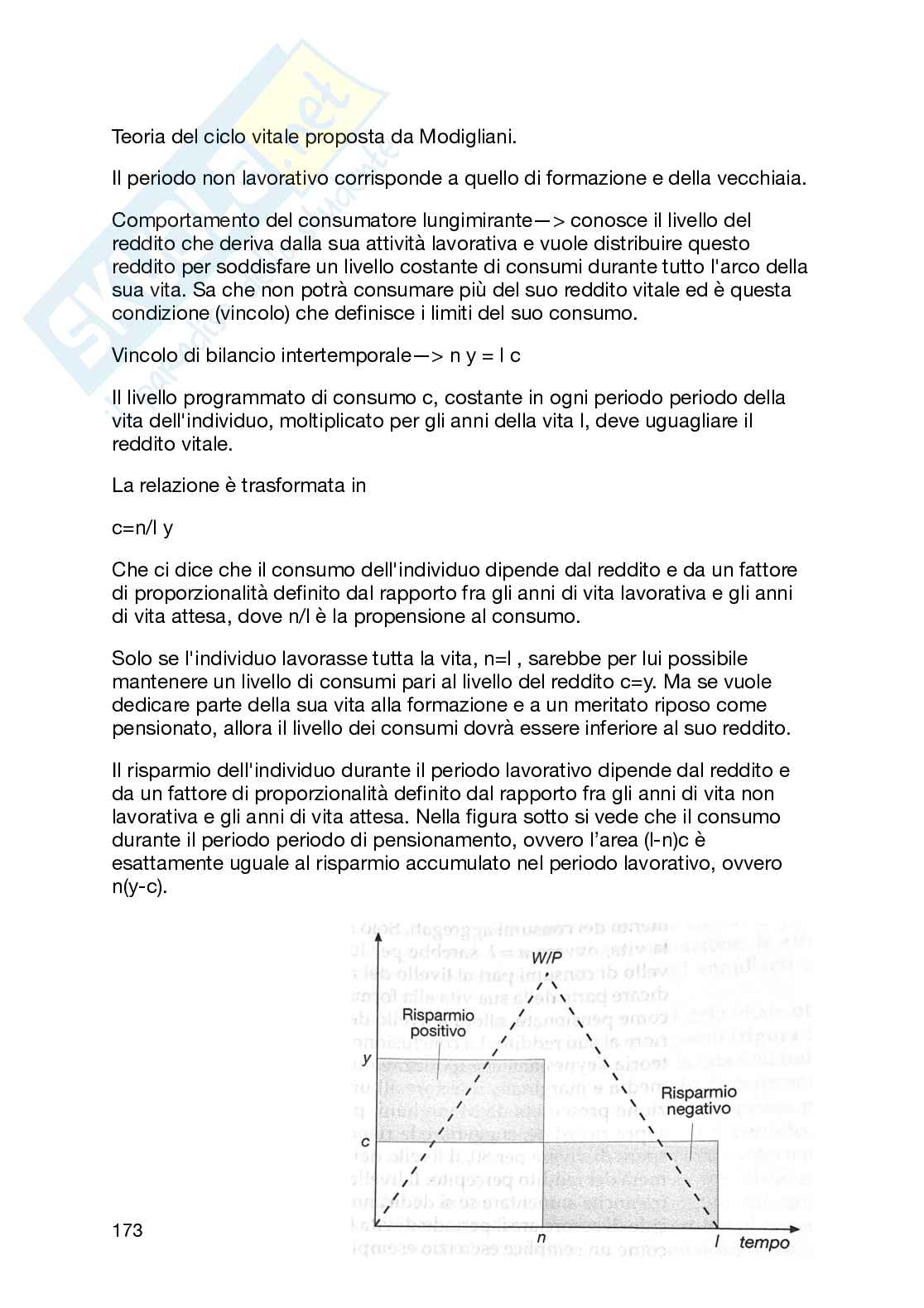Riassunto esame Economia politica, Prof. Valeriani Elisa, libro consigliato Economia politica, Alessandrini , Passarelli Pag. 16