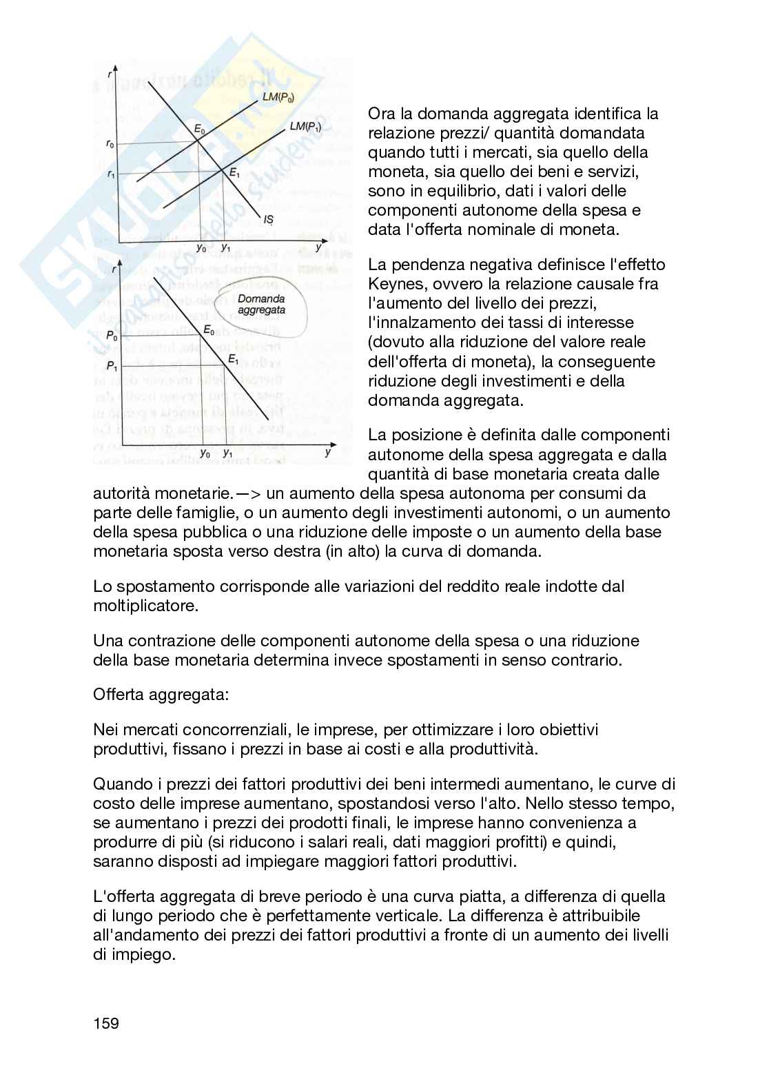 Riassunto esame Economia politica, Prof. Valeriani Elisa, libro consigliato Economia politica, Alessandrini , Passarelli Pag. 2