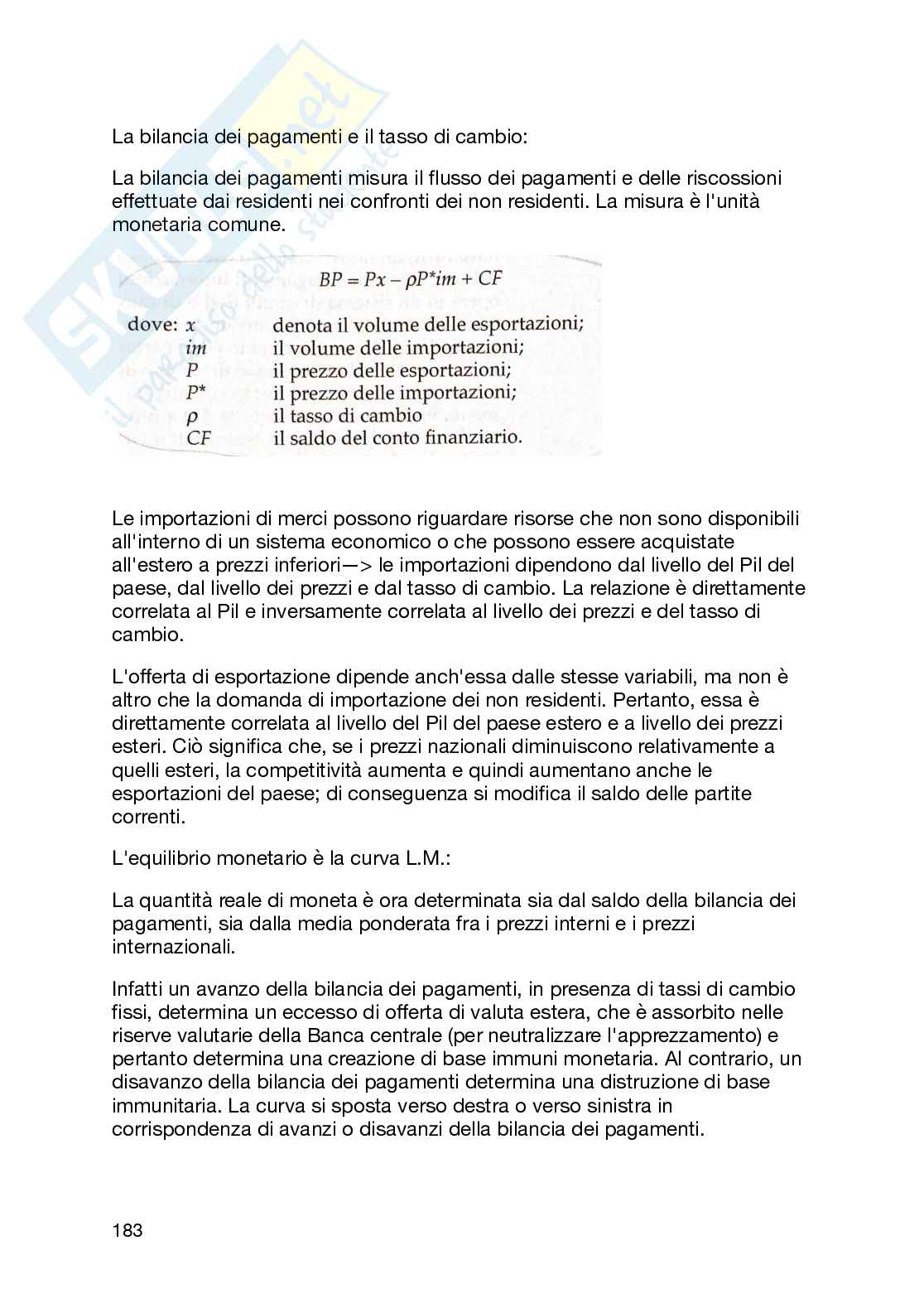 Riassunto esame Economia politica, Prof. Valeriani Elisa, libro consigliato Economia politica, Alessandrini , Passarelli Pag. 26